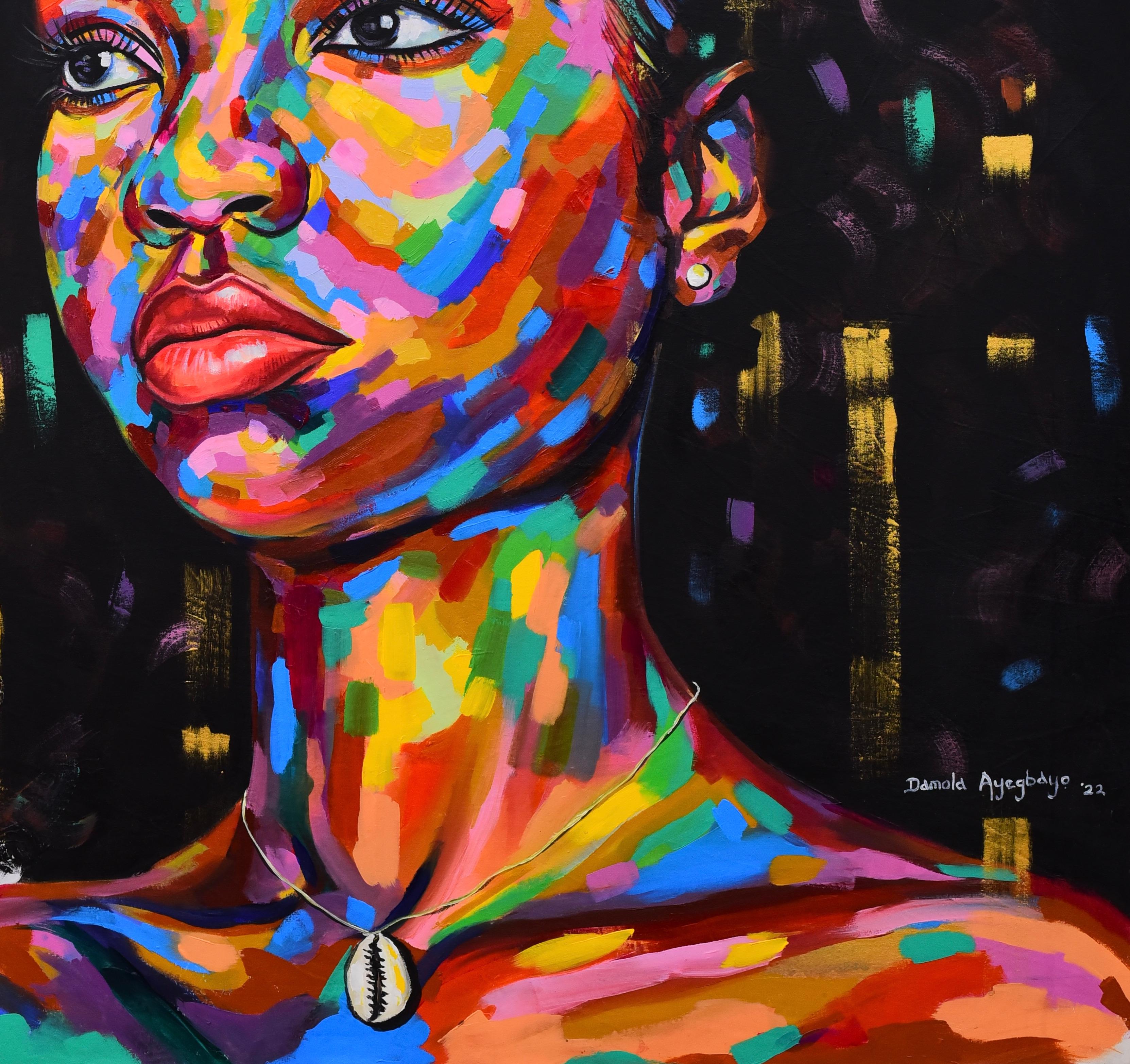 Vision Of Hope 3 - Painting by Damola Ayegbayo 