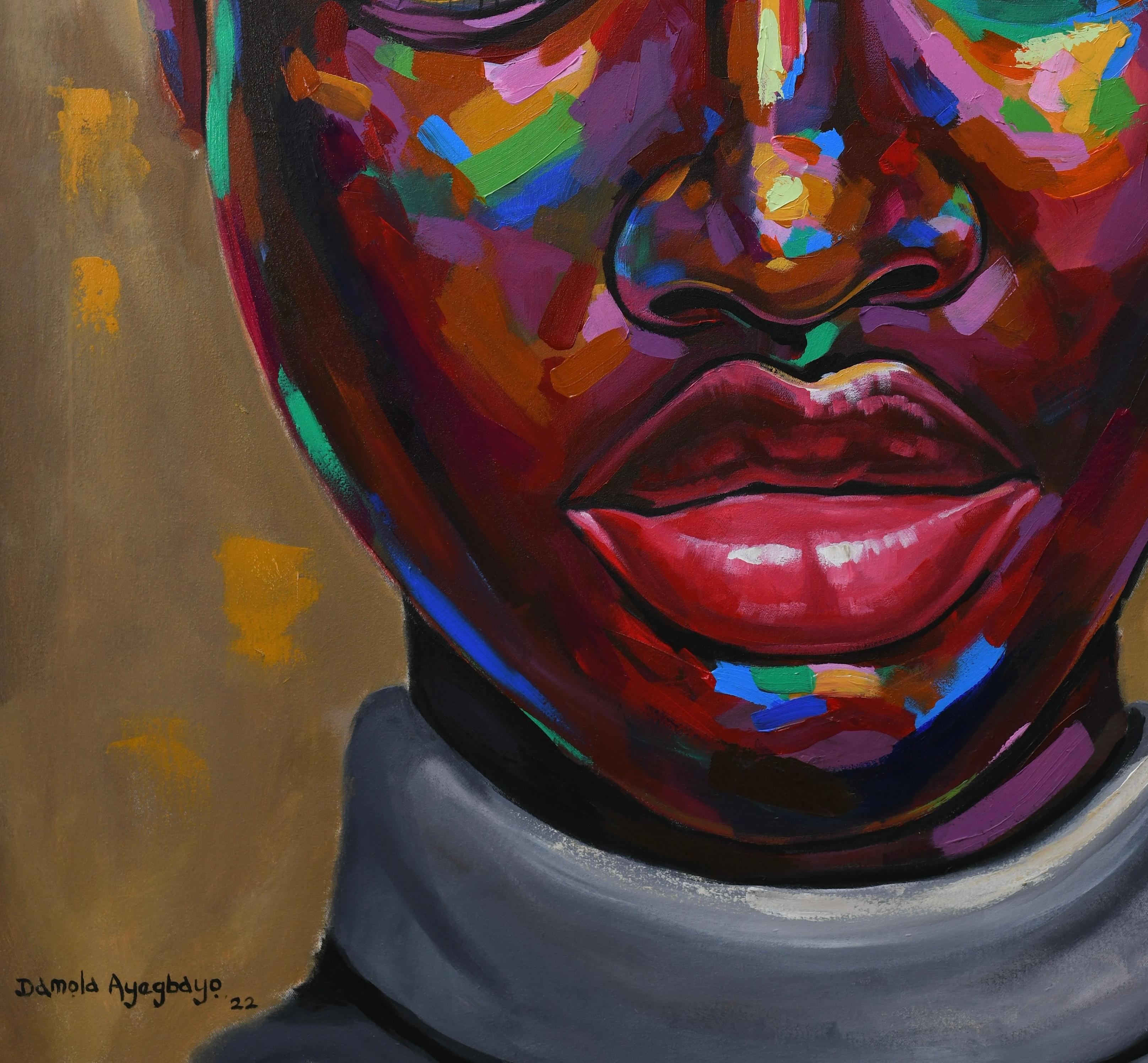 Vision Of Hope 4 - 21st Century, Contemporary, Figurative Portrait, Women, Face For Sale 2