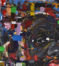 « Les murmures de l'âme 3 » : peinture acrylique réaliste sur toile