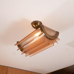 Damon French Deco Hanging Ceiling Light Fixture from Alan Moss