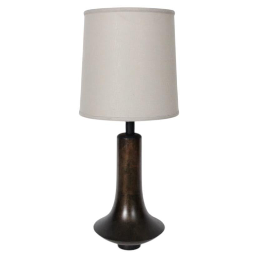 Damon Giffard for Hansen Table Lamp, Cast Bronze by Robert Anderson, 1950s