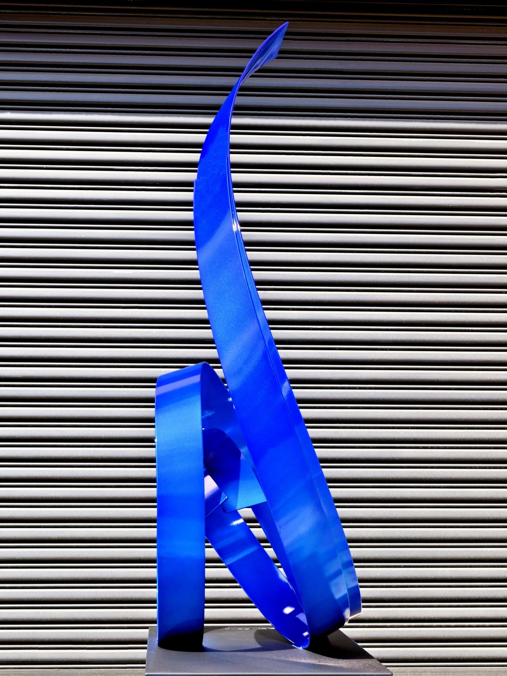 Knot #92B - Purple Abstract Sculpture by Damon Hyldreth