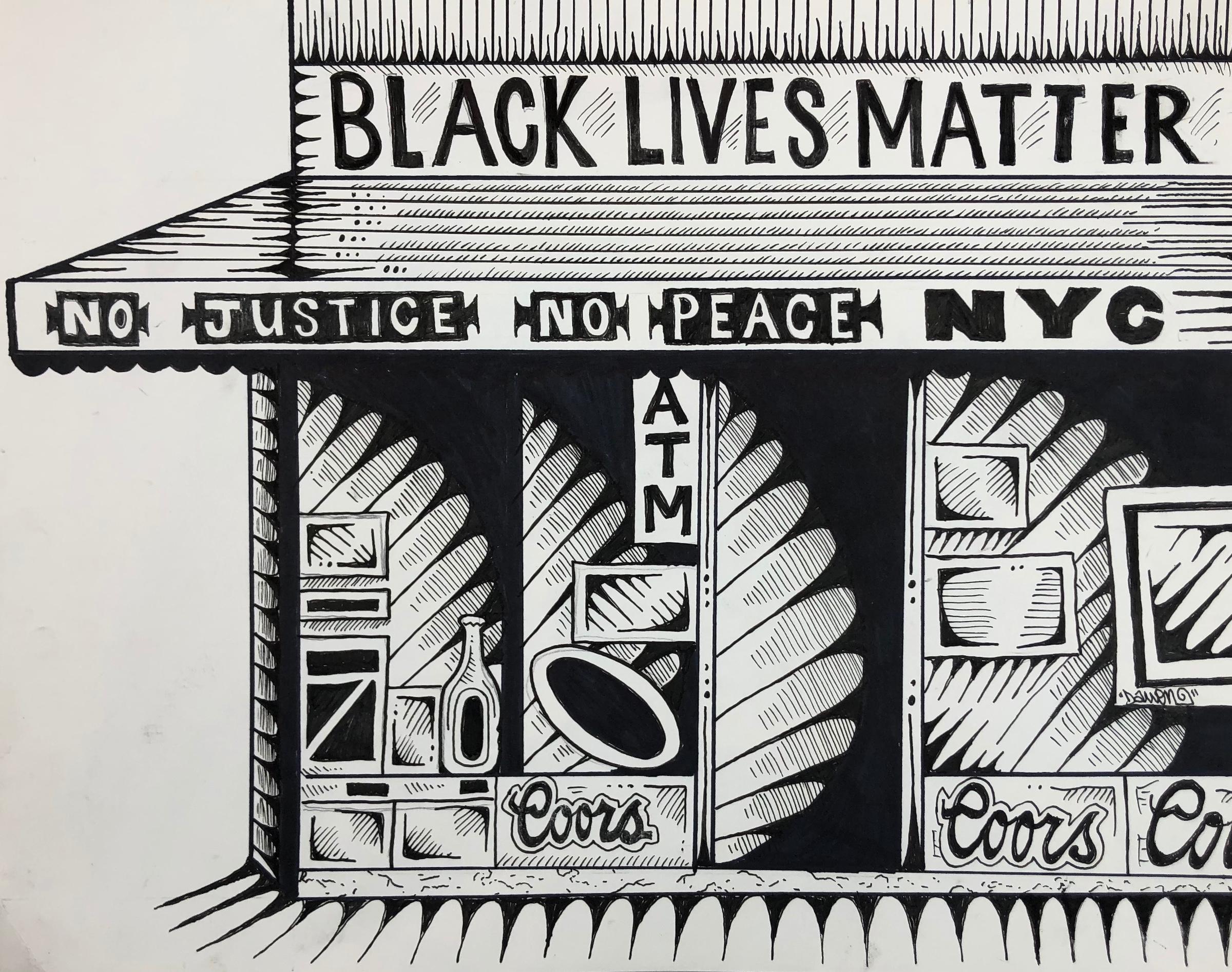 Black Lives Matter - Art by Damon Johnson