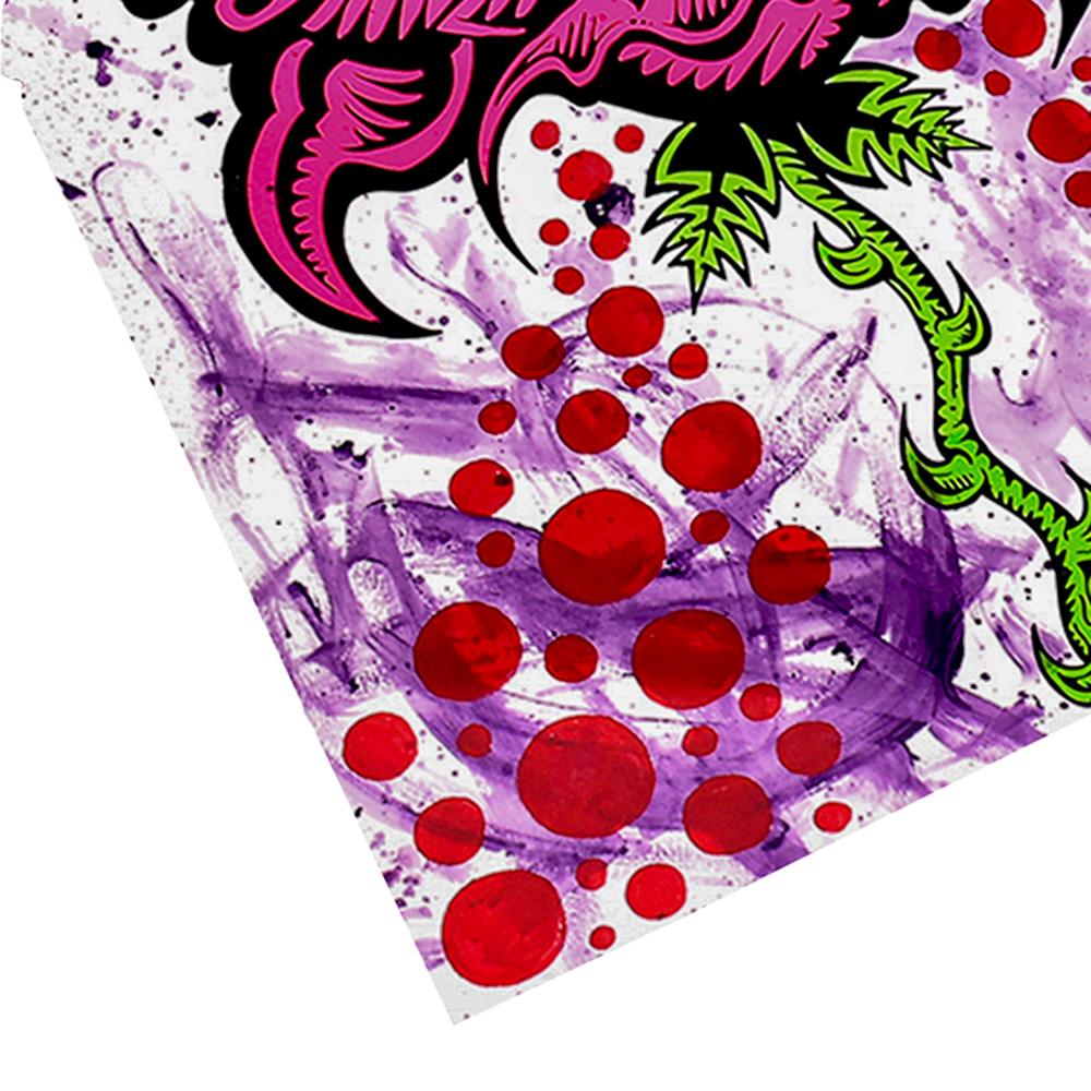 Rose (Unique et orné à la main) - Contemporain Print par Damon Johnson