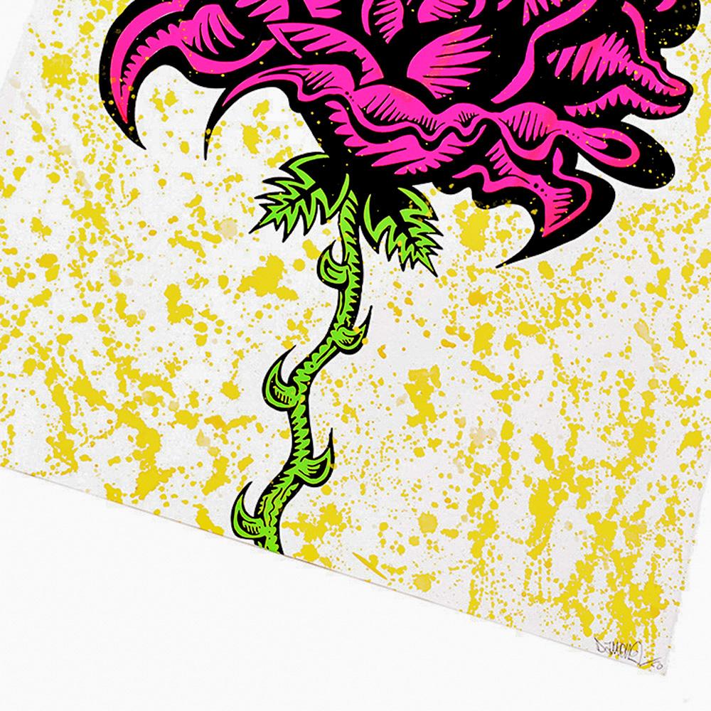 Rose (Unique et orné à la main) en vente 1