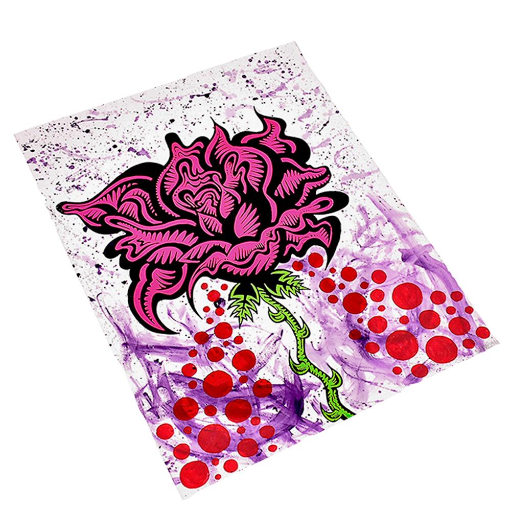 Rose (Unique et orné à la main) en vente 2