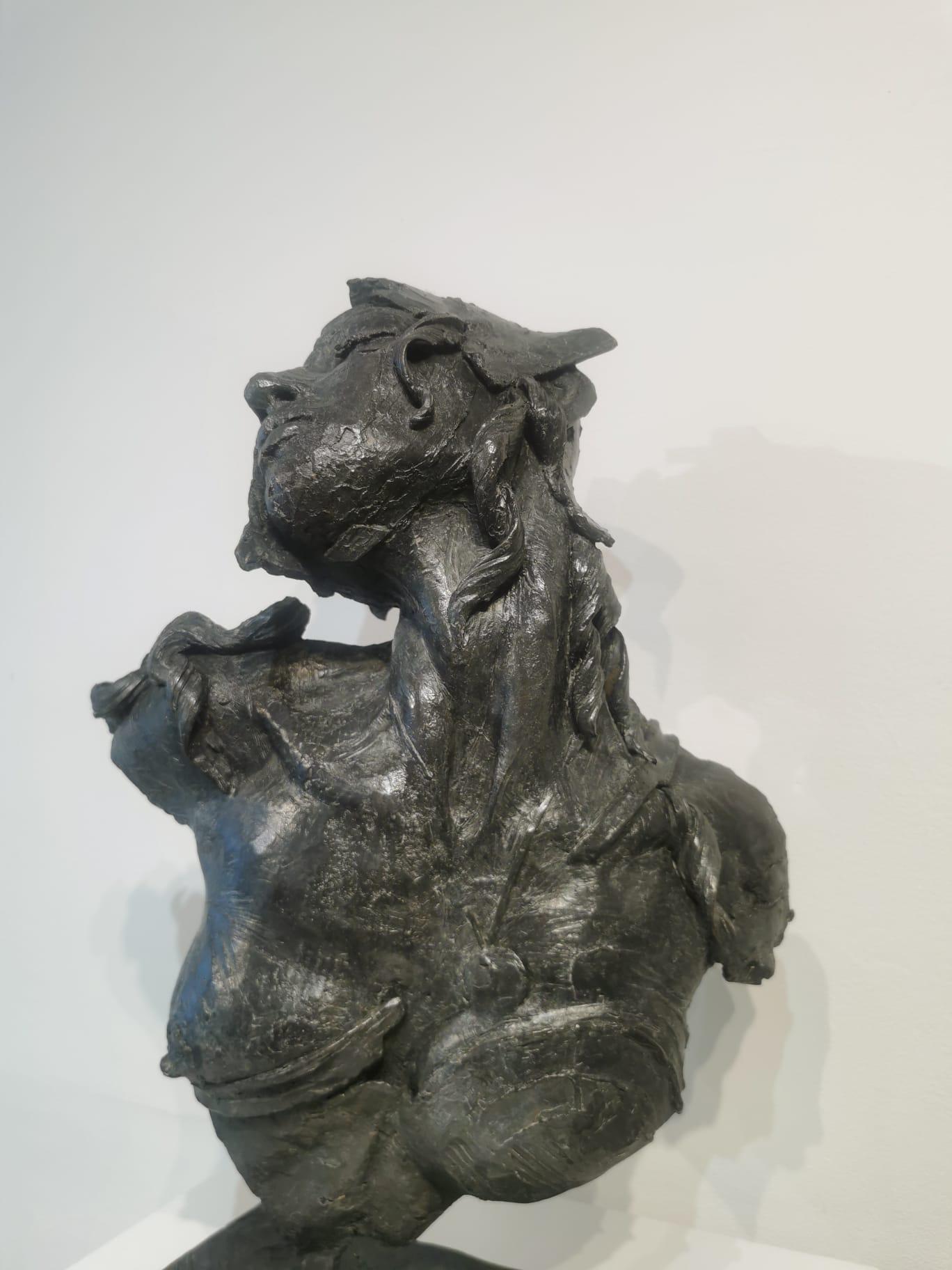 Artemis  a unique Bronze sculpture - Sculpture by Damon Price