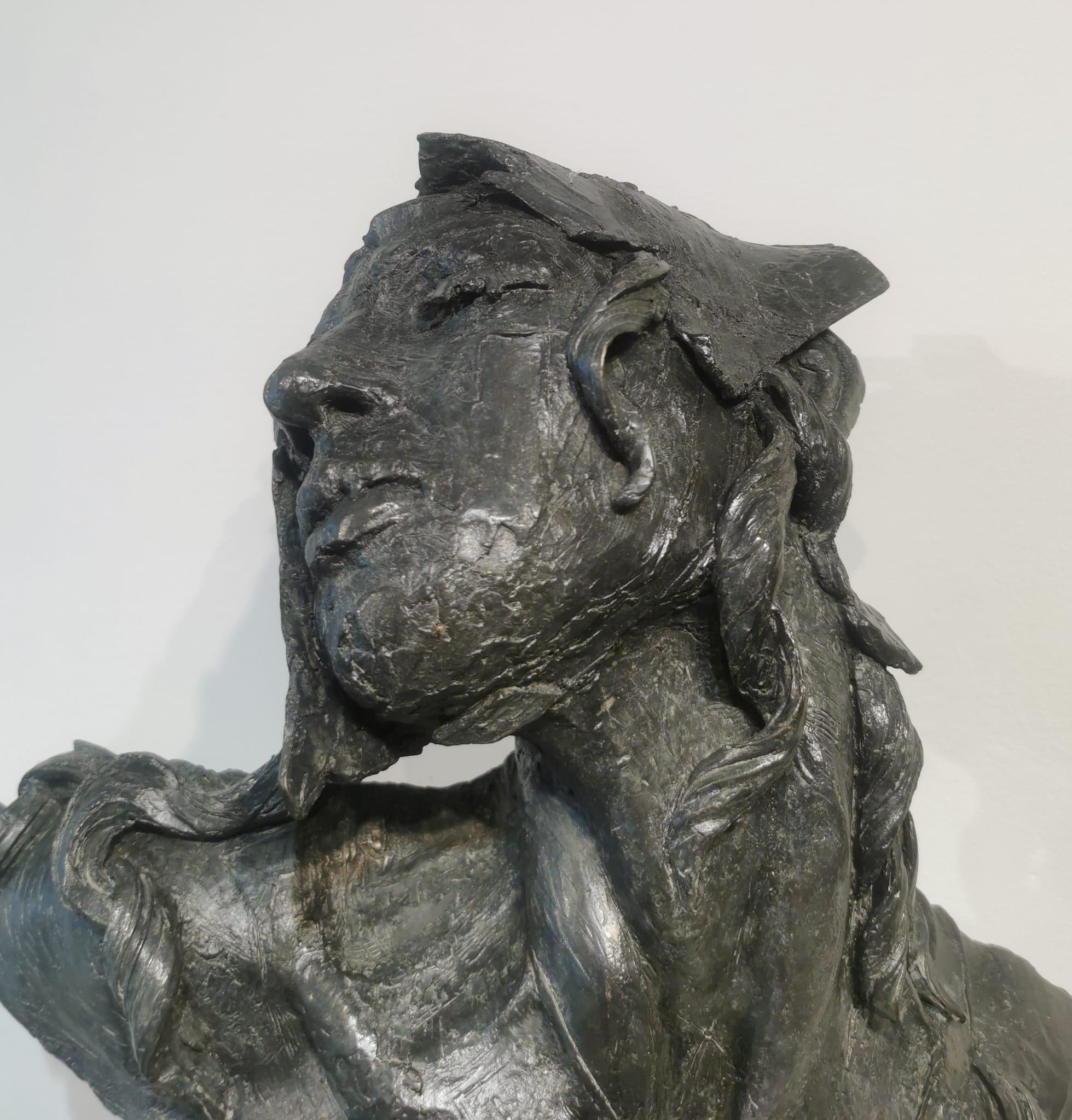 Artemis  a unique Bronze sculpture - Contemporary Sculpture by Damon Price