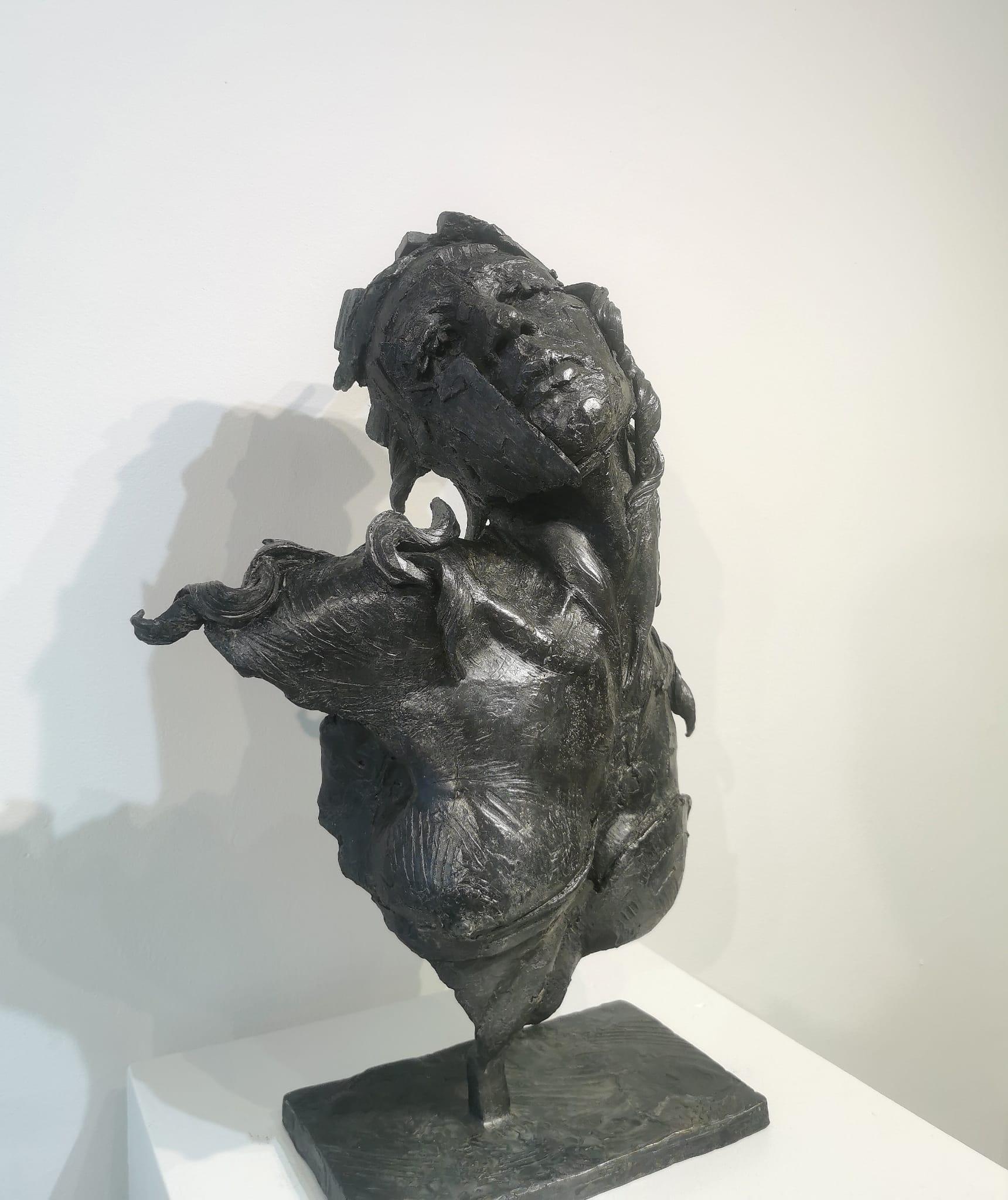 Artemis by British sculptor and founder Damon Price.
The work is an original direct casting , therefor unique, Bronze sculpture depicting Artemis the Greek goddess of the Hunt and Wilderness. 
The piece is 55cm high and is both created and cast by