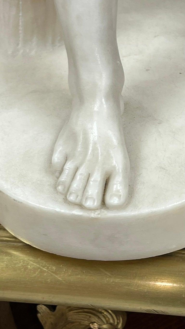 Damoxenos Greek Wrestler Marble Sculpture After Antonio Canova 4