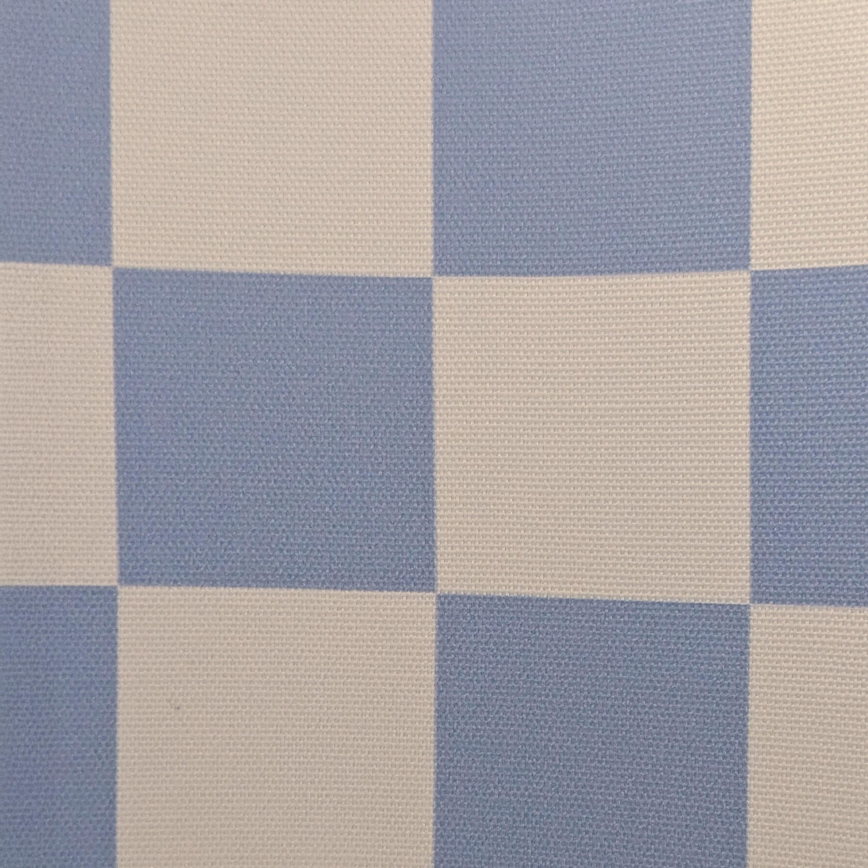 Damson Blau karierter Trommelschirm im Zustand „Neu“ im Angebot in Bradford on Avon, GB