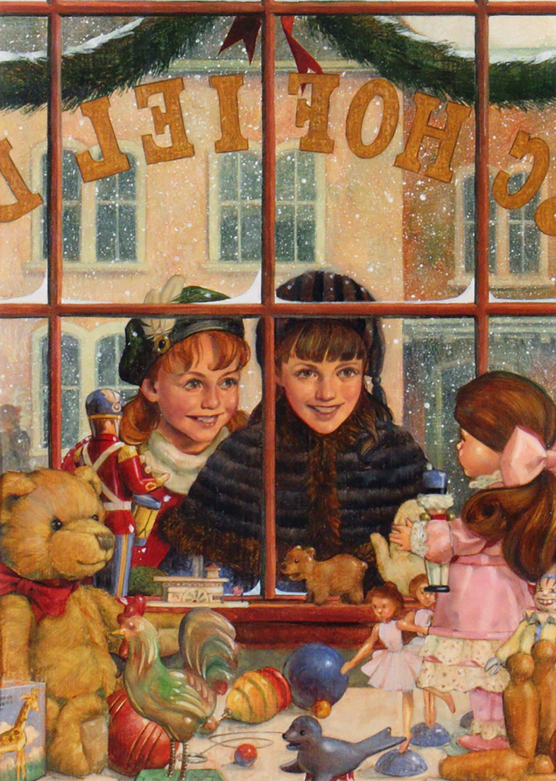Figurative Painting di Dan Andreasen - Adoro la bambola Schiaccianoci