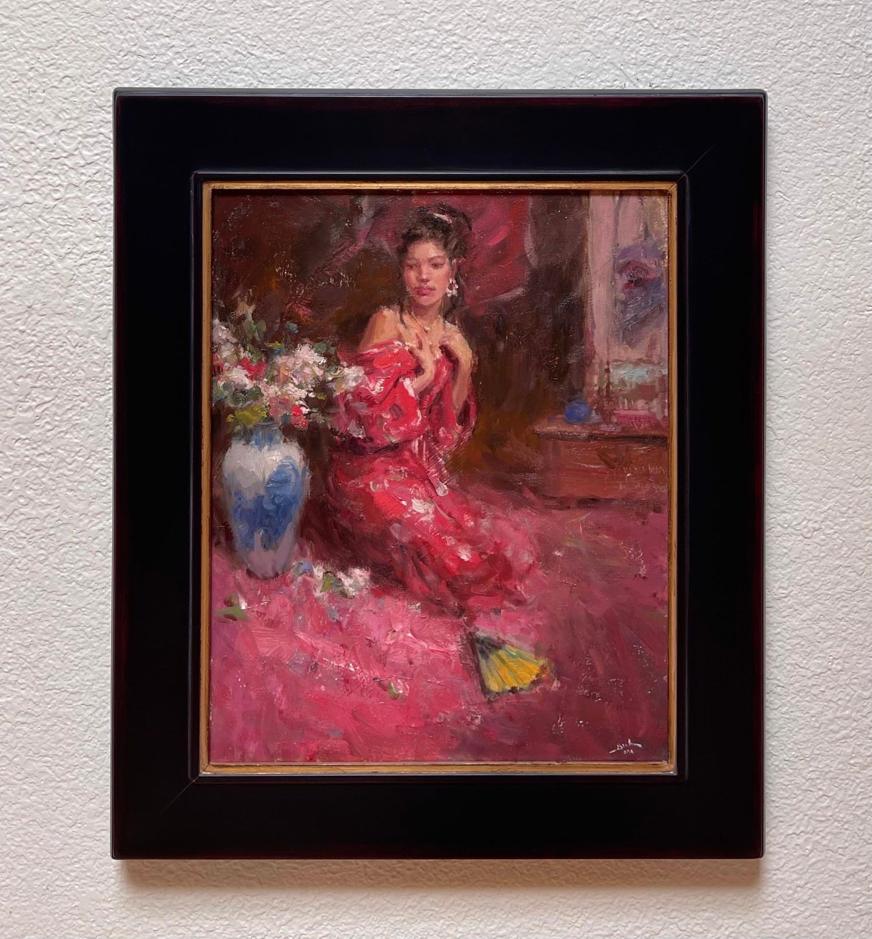 Tappeto rosso - Painting di Dan Beck