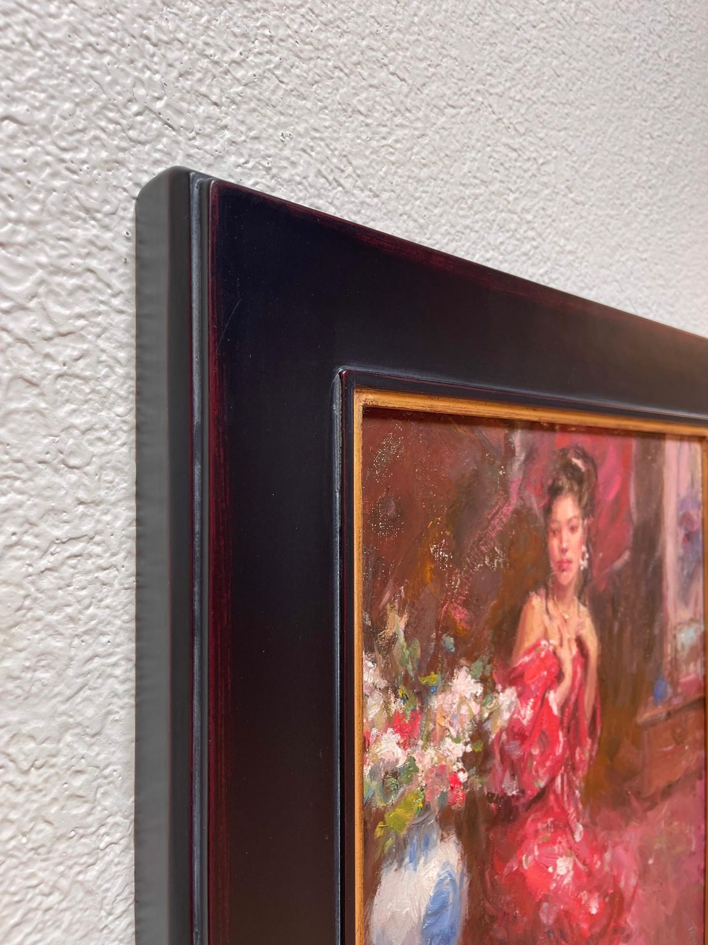 Tappeto rosso - Portrait Painting Marrone di Dan Beck