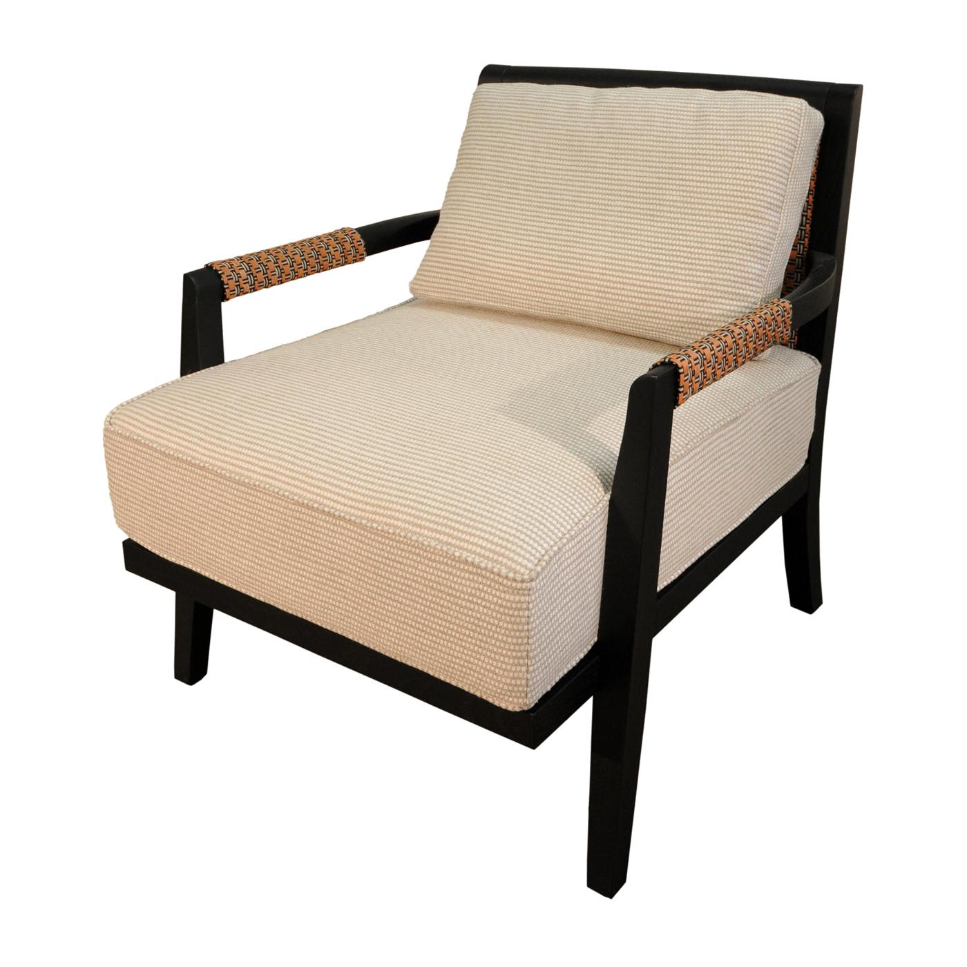 Dan Beige Armchair For Sale