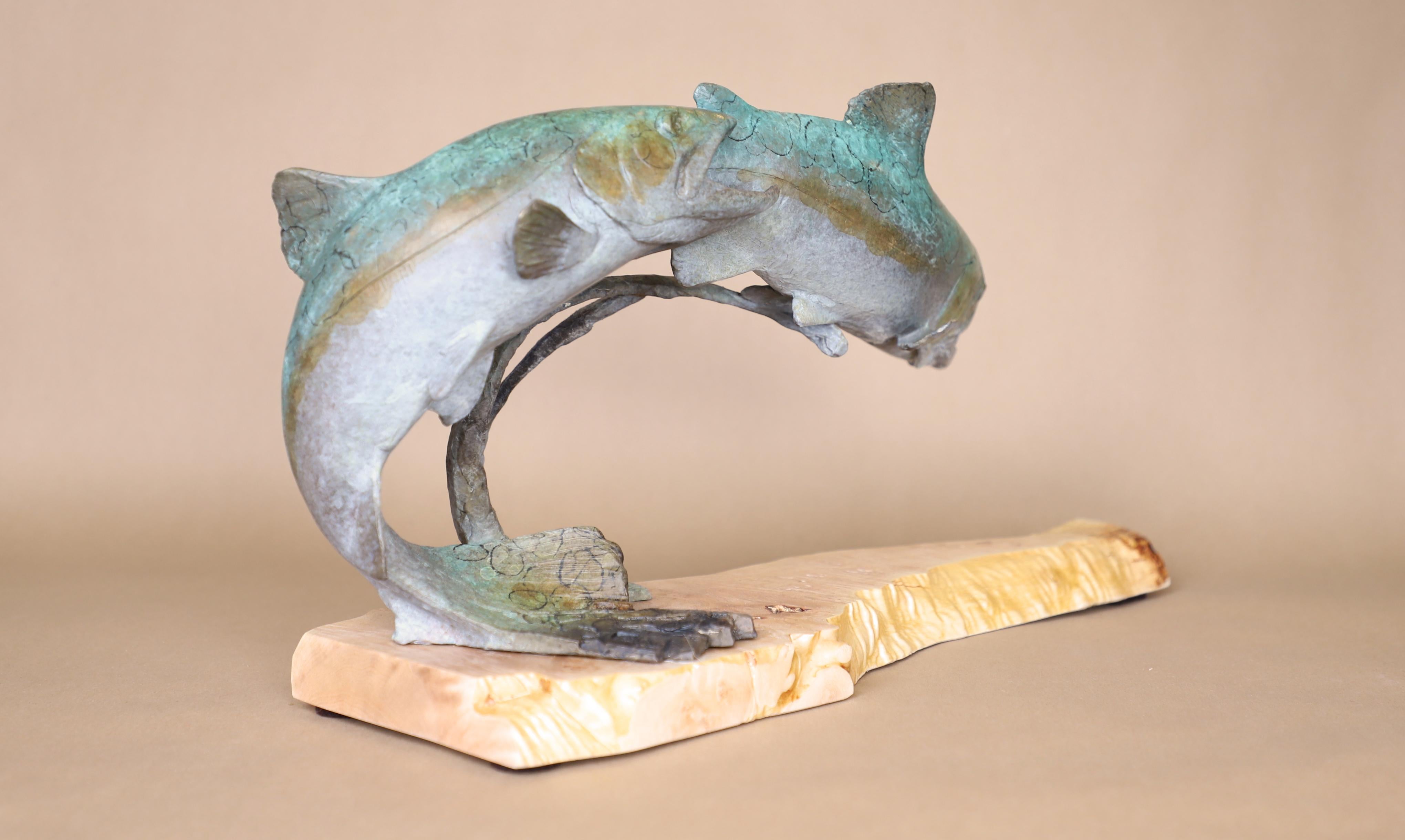 Double Rainbow - Wood Base For Sale 1