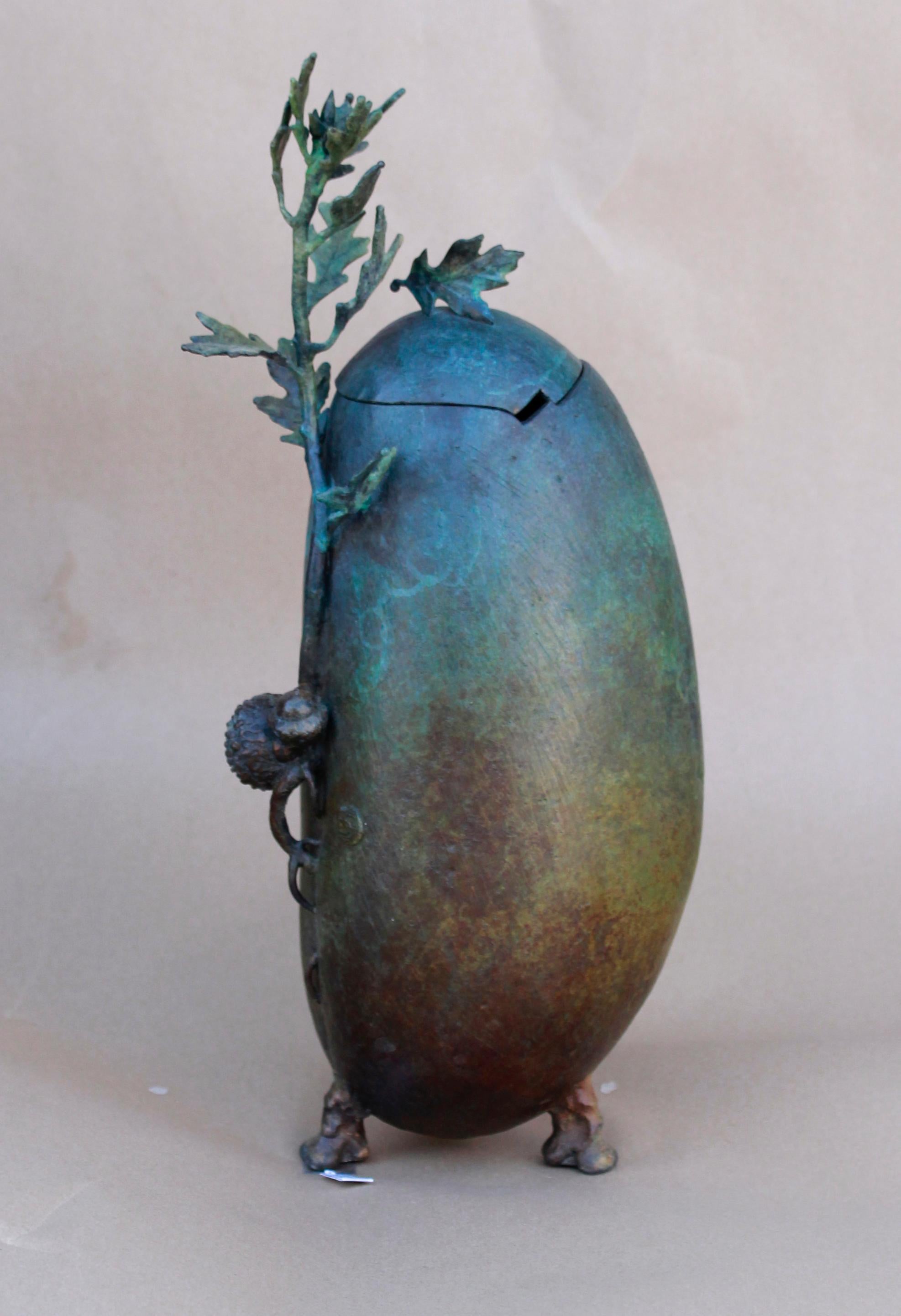 OAK Rock - Container – Sculpture von Dan Chen