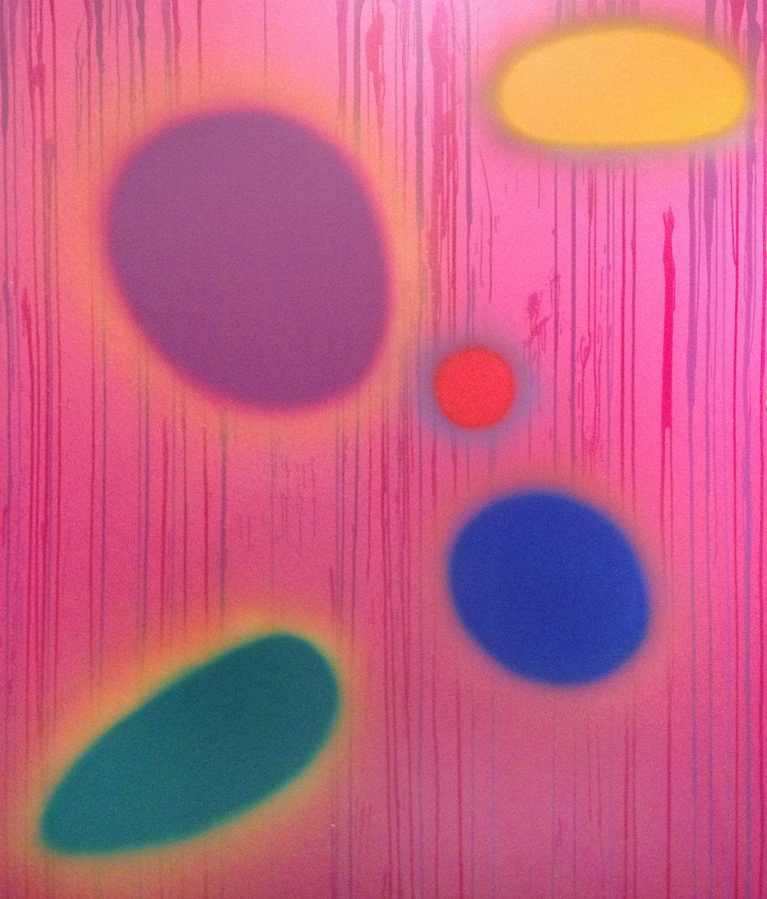 Abstract Painting di Dan Christensen - New Orleans