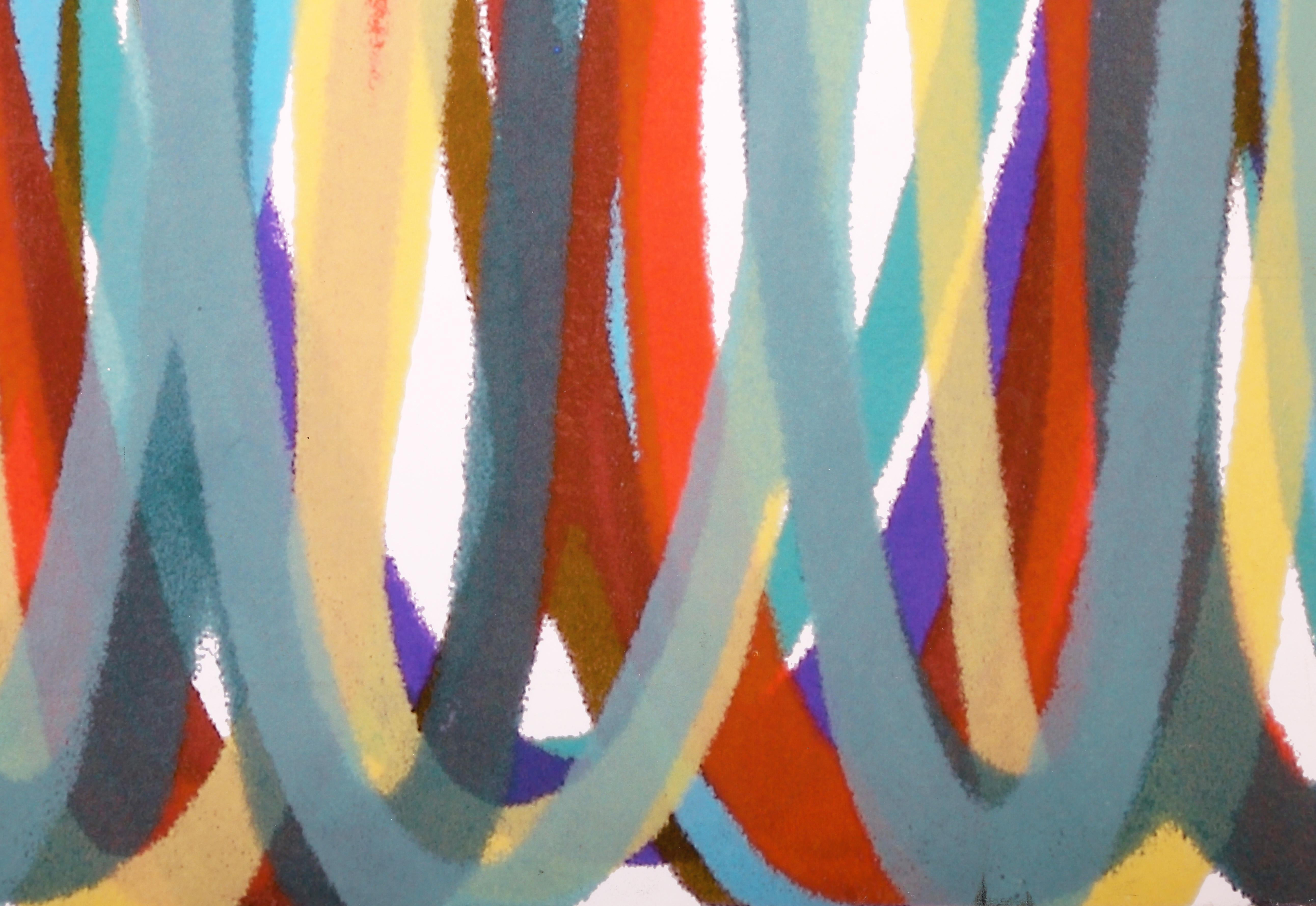 Abstract Print, Poster on Board by Dan Christensen in vendita 1
