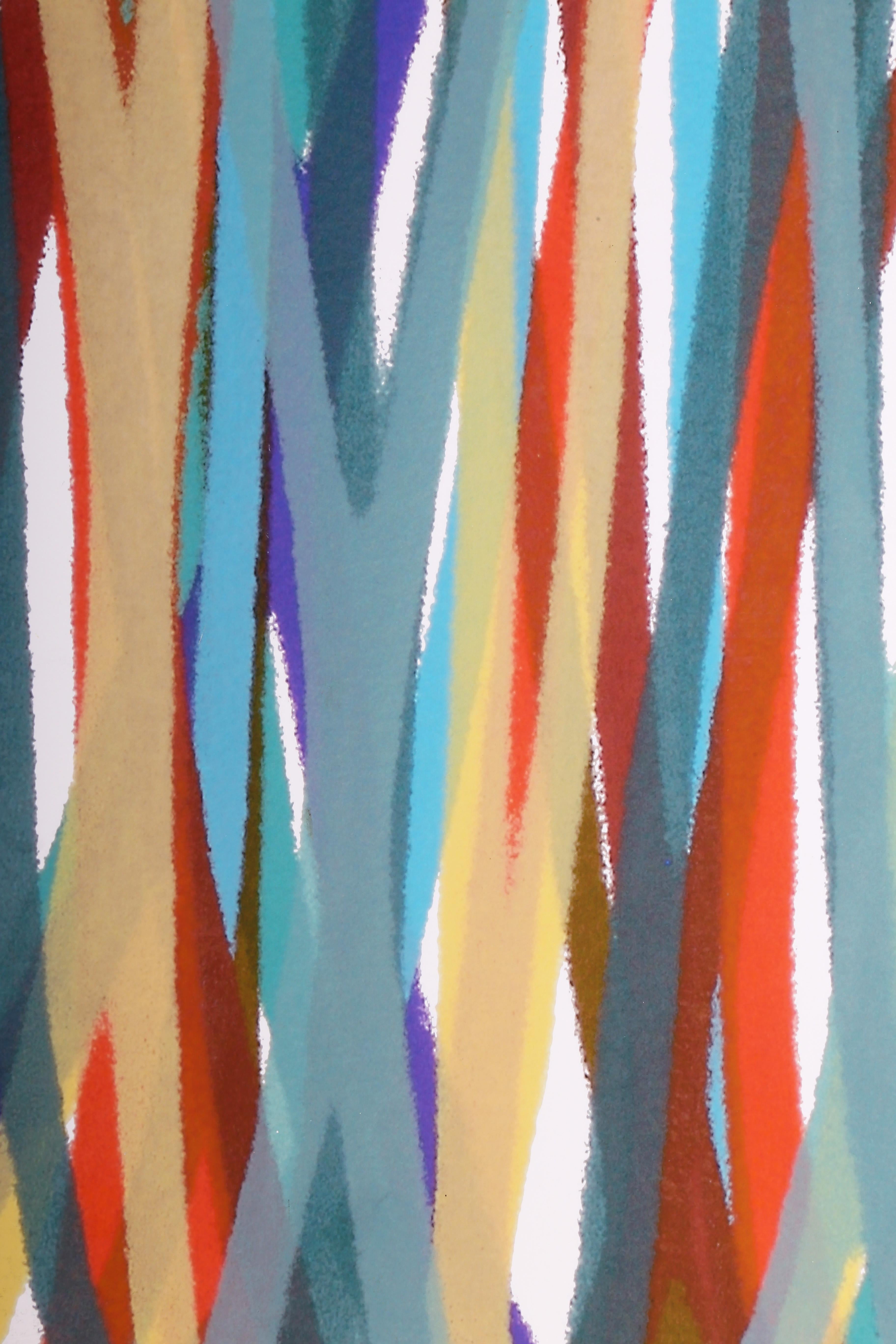 Abstract Print, Poster on Board by Dan Christensen in vendita 3