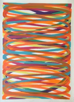 Dan Christensen "L. P." (Larry Poons) Limited Edition, Signed Abstract Print