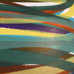 Dan Christensen "L. W." (Larry B. Wright) Limited Edition, Signed Abstract Print