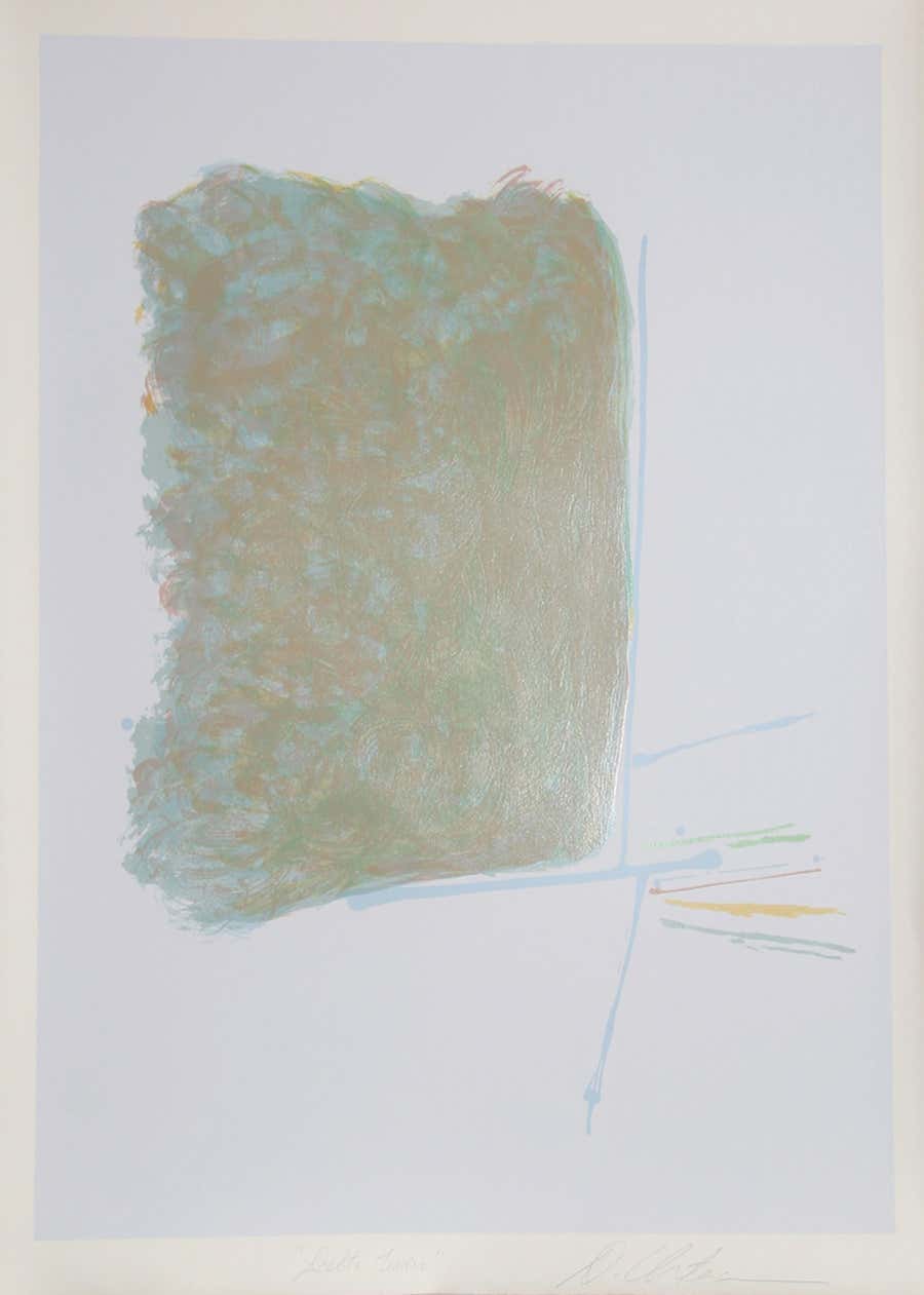 Delta Leader, Abstract Expressionist Screenprint by Dan Christensen
