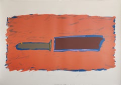 Hyde Park I, sérigraphie expressionniste abstraite de Dan Christensen