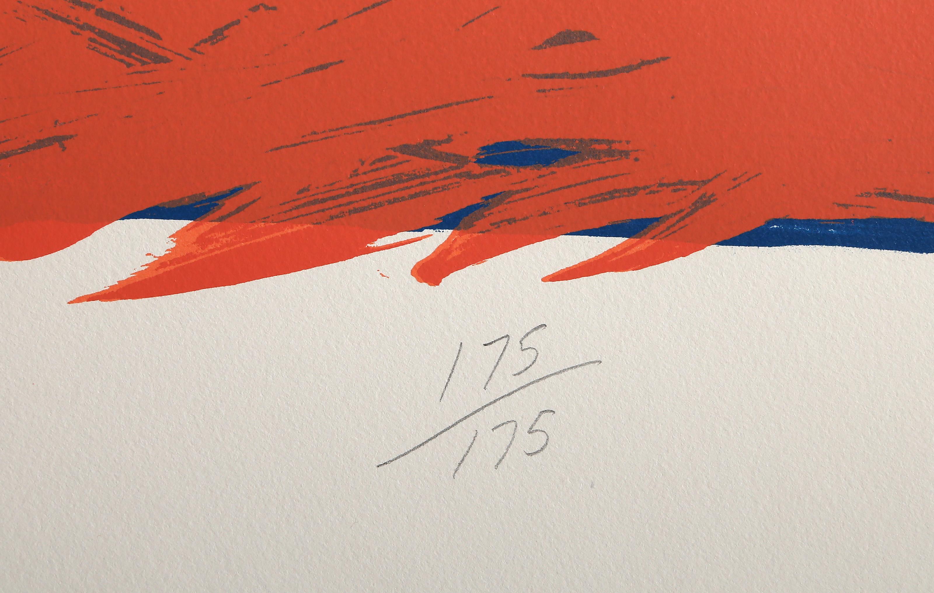 Hyde Park I, serigrafia espressionista astratta di Dan Christensen in vendita 2