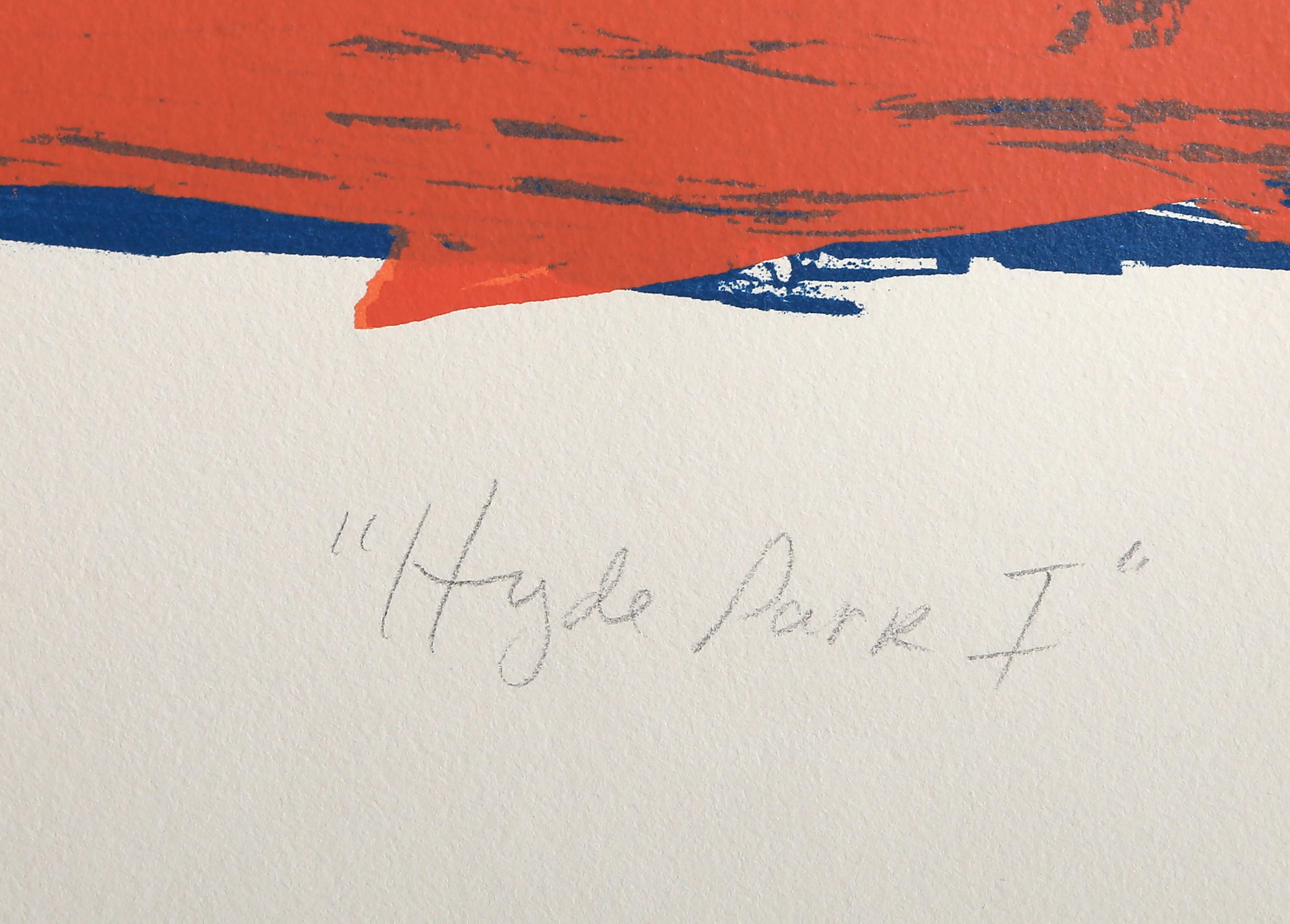 Hyde Park I, serigrafia espressionista astratta di Dan Christensen in vendita 4