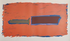 Hyde Park I, sérigraphie expressionniste abstraite de Dan Christensen