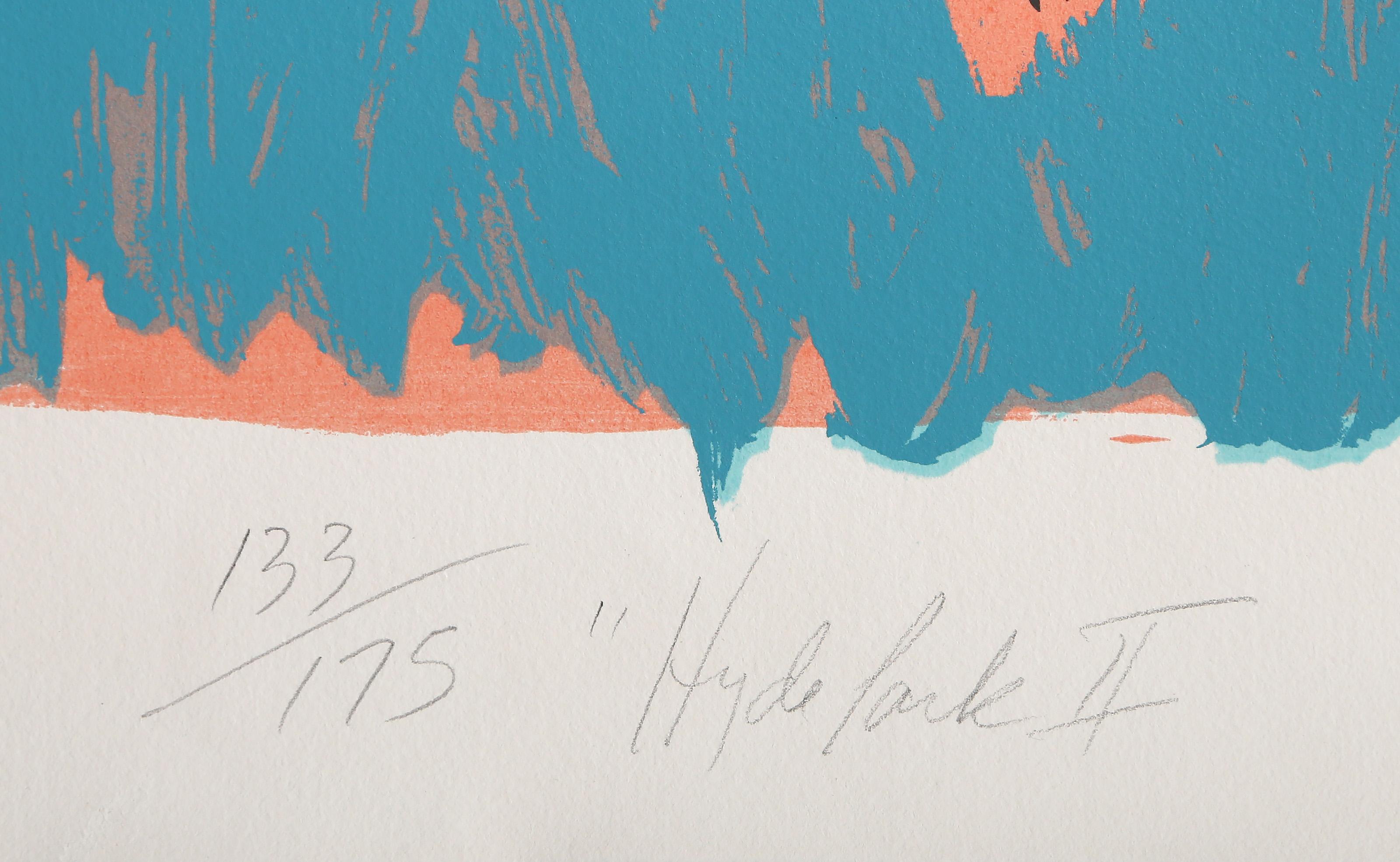 Hyde Park II, sérigraphie expressionniste abstraite de Dan Christensen en vente 4