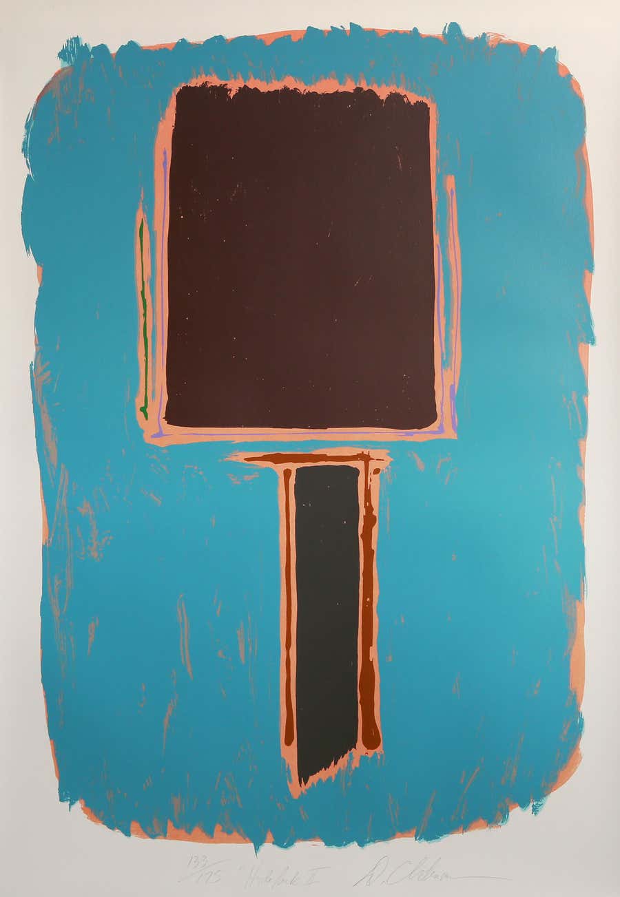 Hyde Park II, Abstract Expressionist Screenprint by Dan Christensen