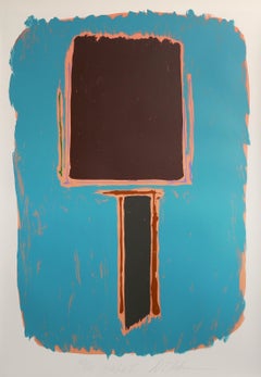 Hyde Park II, sérigraphie expressionniste abstraite de Dan Christensen