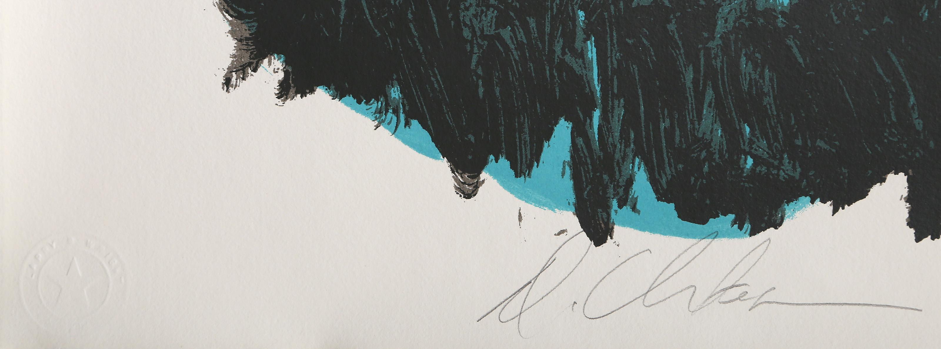 Hyde Park III, sérigraphie expressionniste abstraite de Dan Christensen en vente 3