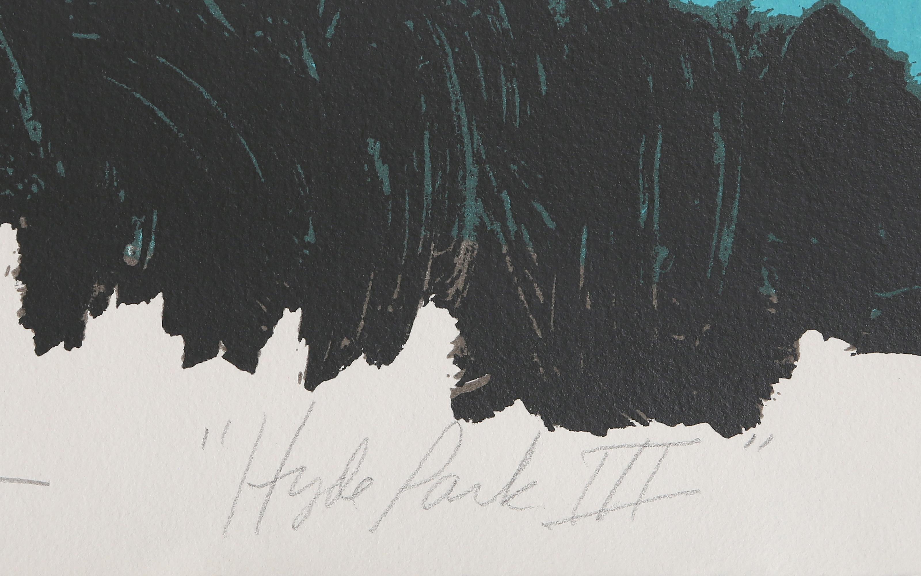 Hyde Park III, sérigraphie expressionniste abstraite de Dan Christensen en vente 4