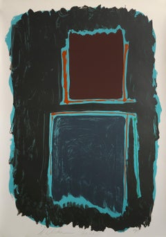 Hyde Park III, sérigraphie expressionniste abstraite de Dan Christensen
