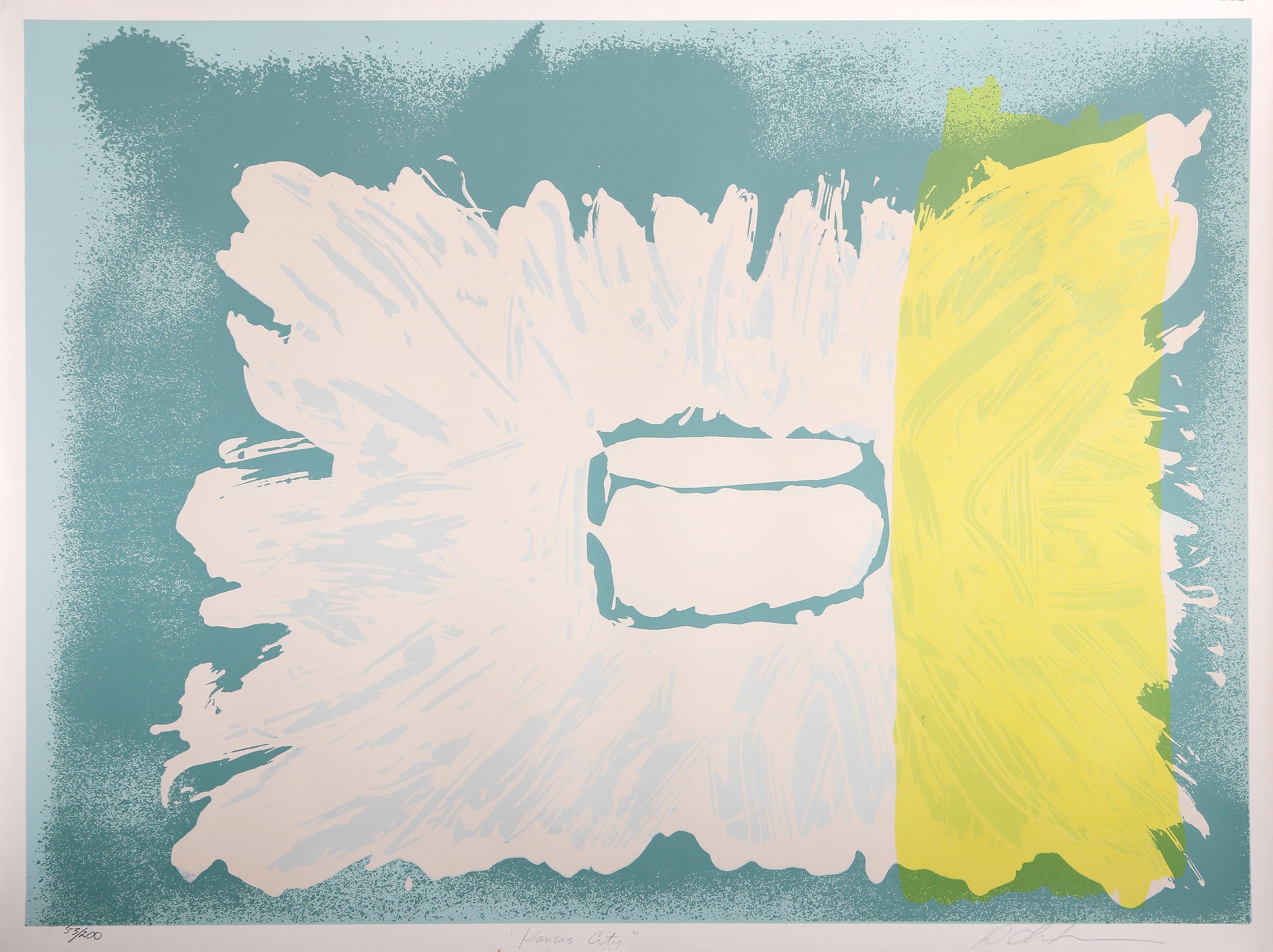 Kansas City II, Abstract Expressionist Screenprint by Dan Christensen