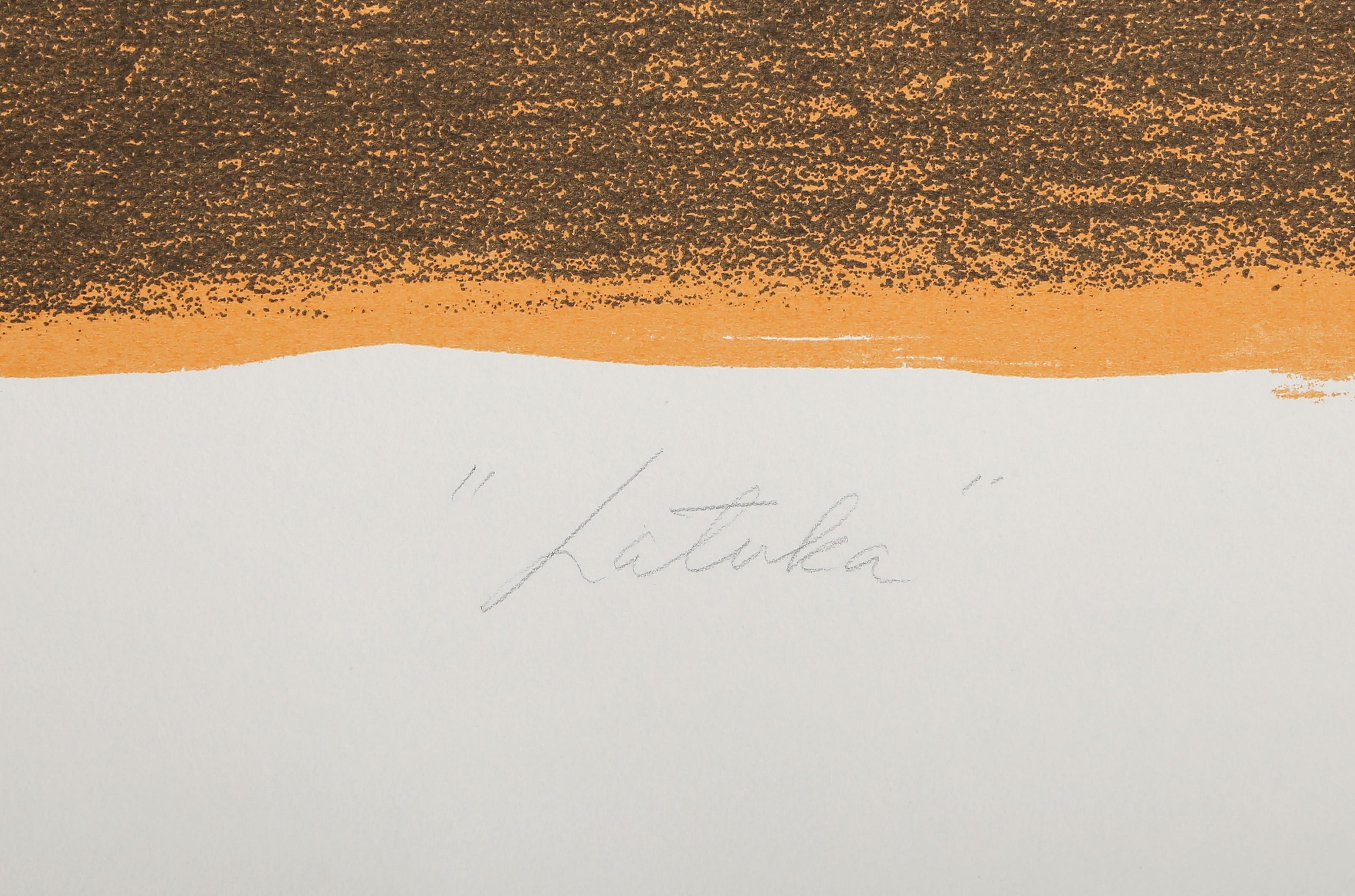 Latuka, sérigraphie expressionniste abstraite de Dan Christensen en vente 6