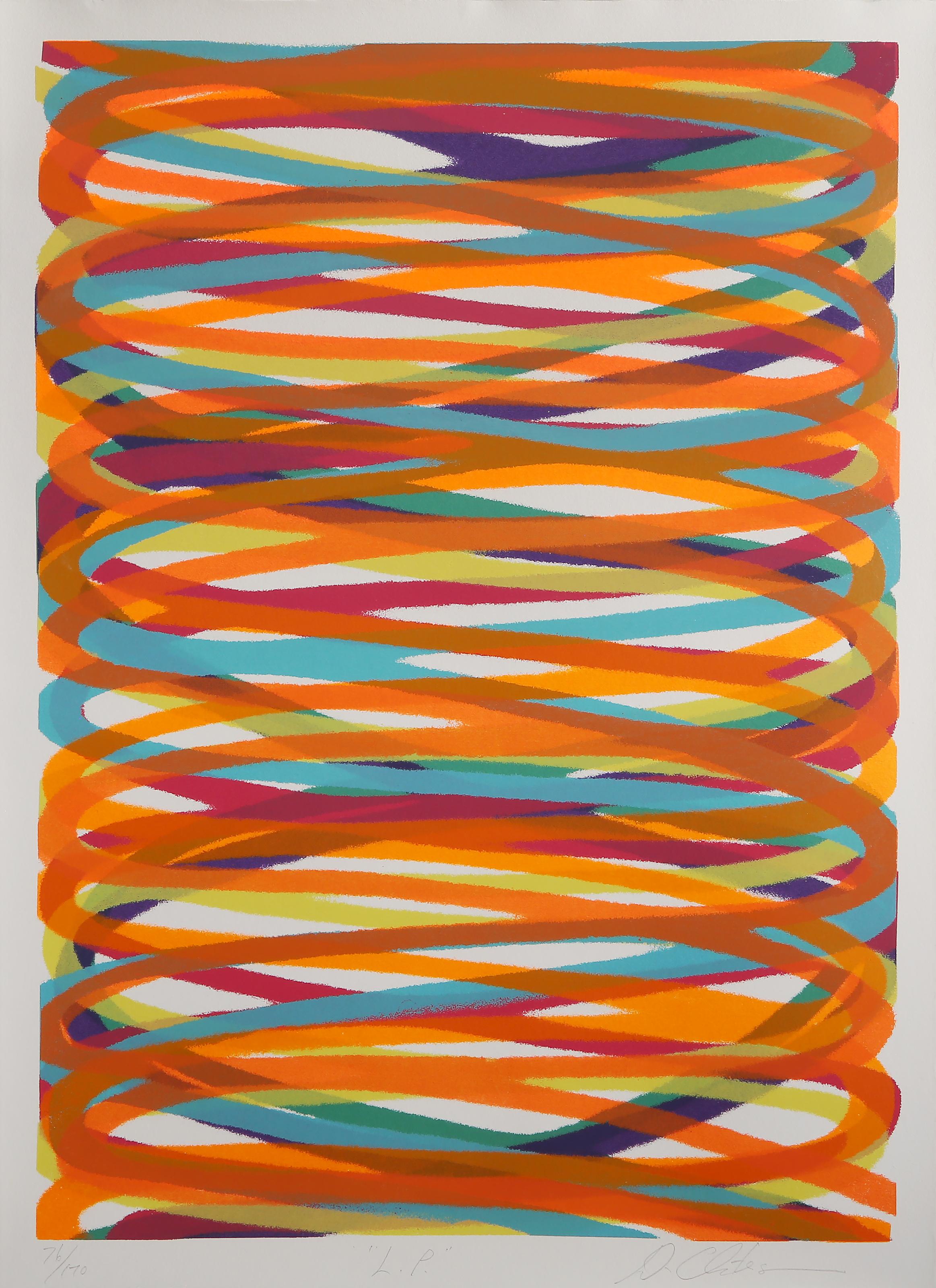 L.W. von Dan Christensen, Amerikaner (1942-2007)
Datum: 1978
Siebdruck, signiert, betitelt und nummeriert mit Bleistift
Auflage von 76/170
Bildgröße: 28 x 19,75 Zoll
Größe: 30 x 22 Zoll (76,2 x 55,88 cm)