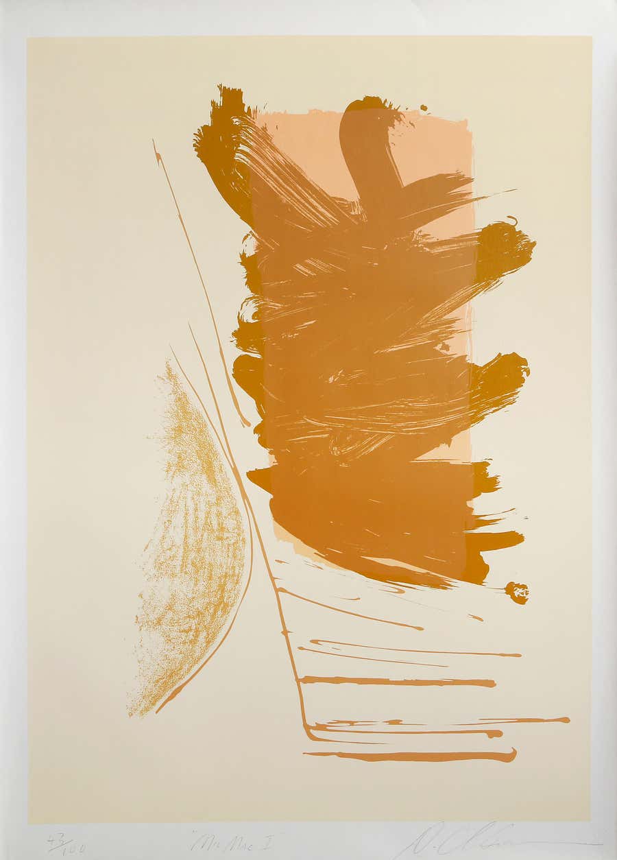 Micmac I, Abstract Expressionist Screenprint by Dan Christensen