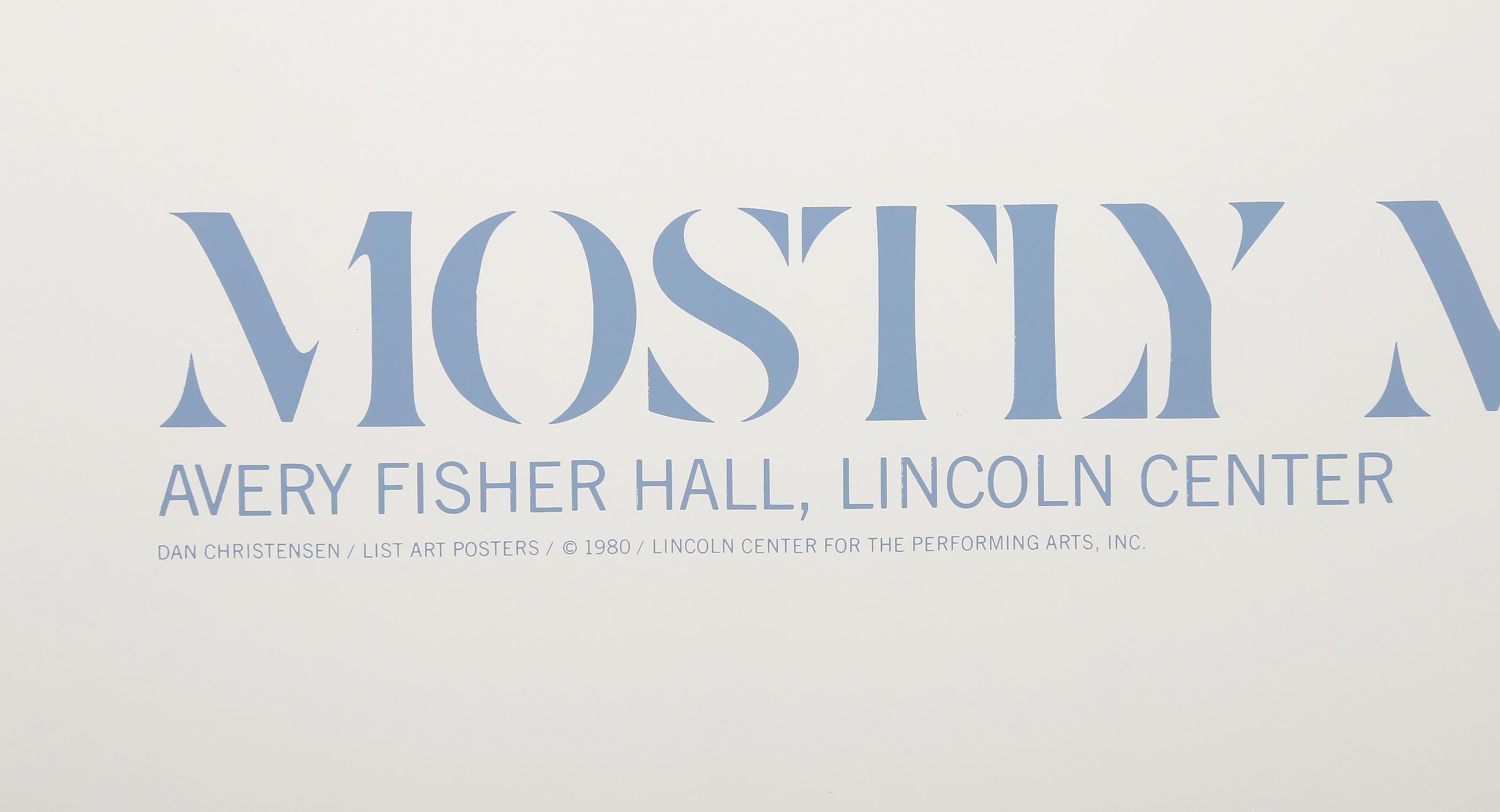 Mostly Mozart Festival, Signed Abstract Lithograph by Dan Christensen en venta 1