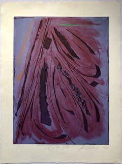 One for Jack Homage to Jack Bush Abstract Expressionist Aquatint Etching Signed