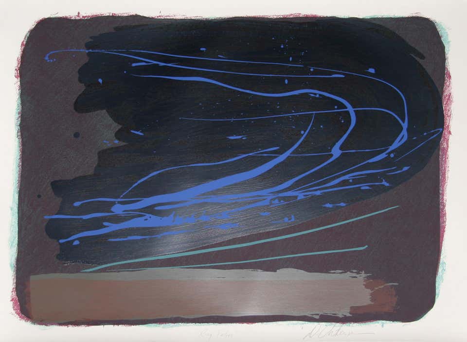 Ring Taboo, Abstract Expressionist Screenprint by Dan Christensen