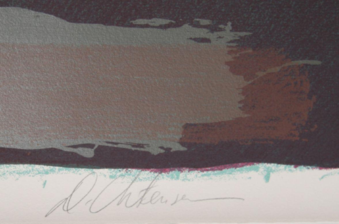 Ring Taboo, Signed Abstract Expressionist Screenprint by Dan Christensen in vendita 1
