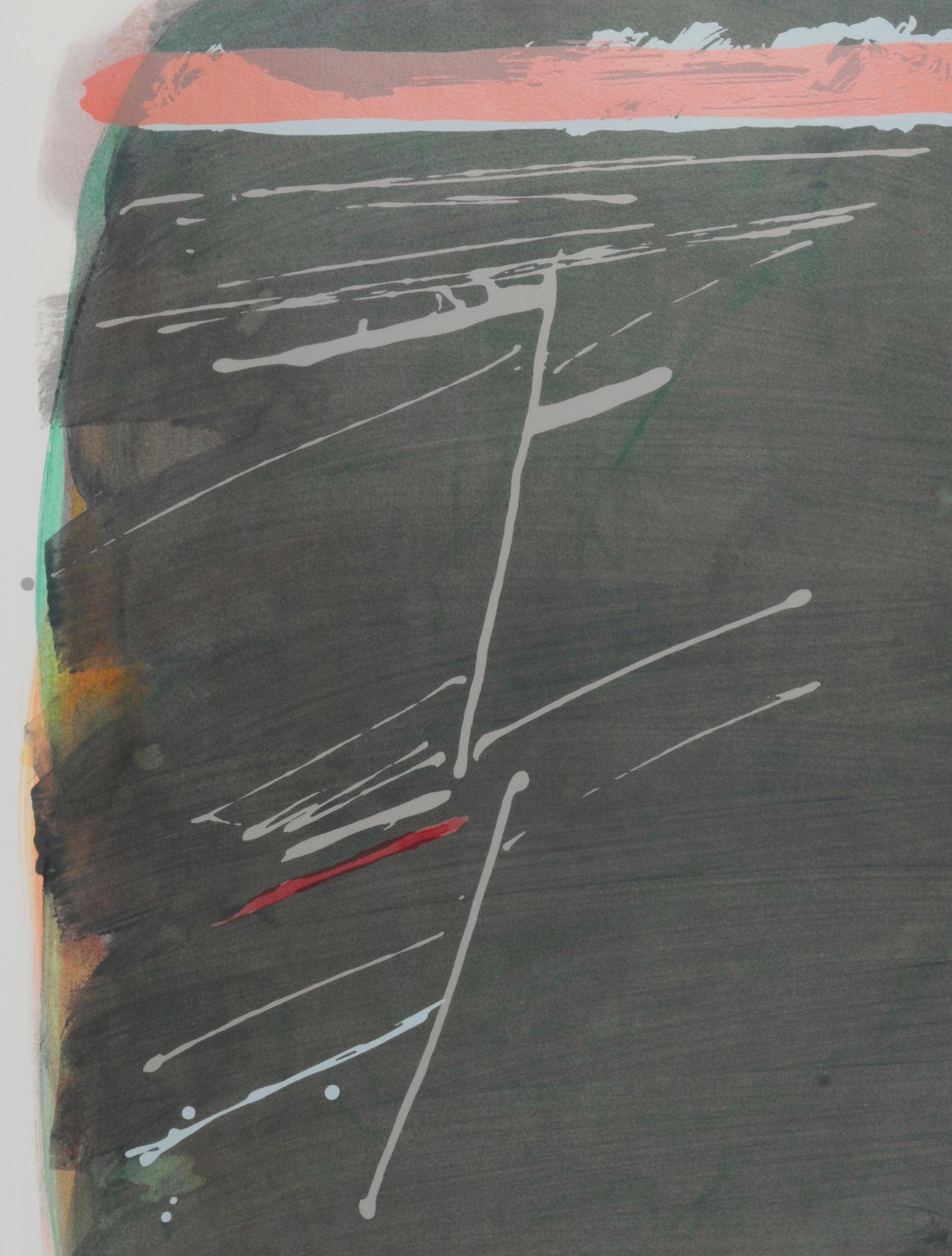 Untitled - Abstract Print by Dan Christensen