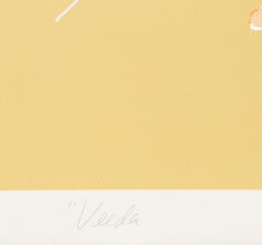 Veeda, sérigraphie géométrique abstraite de Dan Christensen