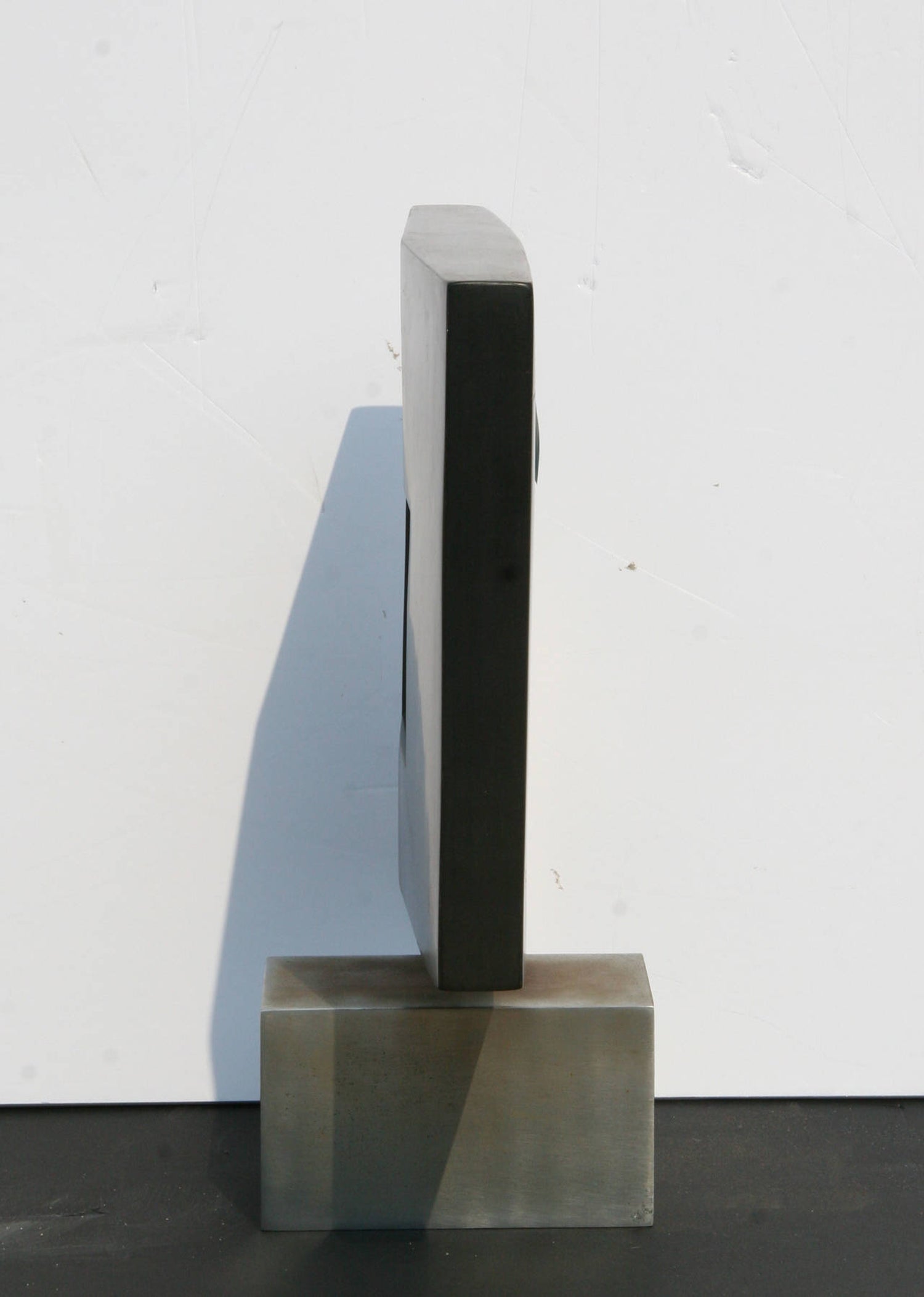 Dan Content - Rotating Abstract Square, Stone Table Top Sculpture For Sale  at 1stDibs