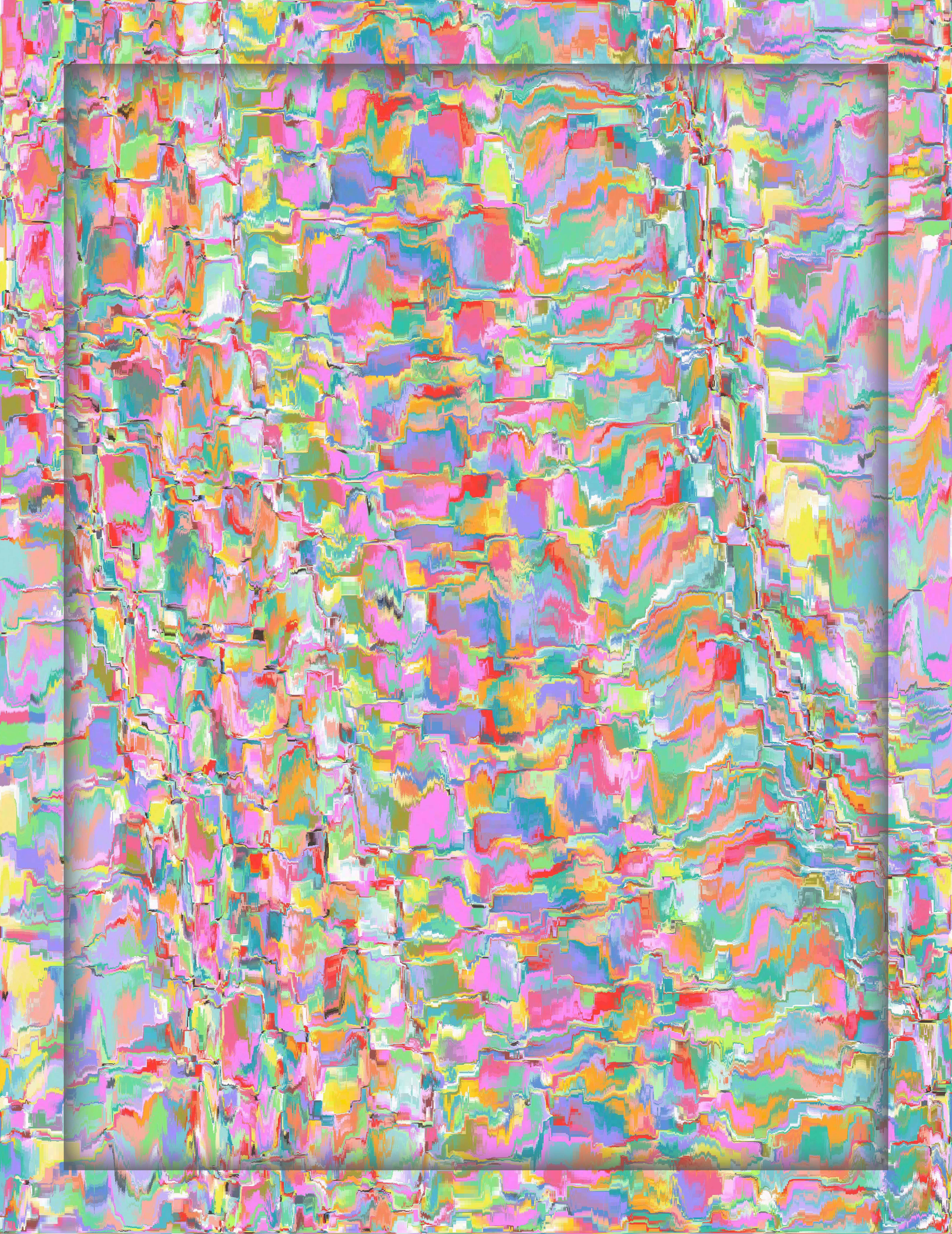 Abstract Photograph di Dan Derosato - Blanket 11, stampa digitale a tecnica mista, 2016