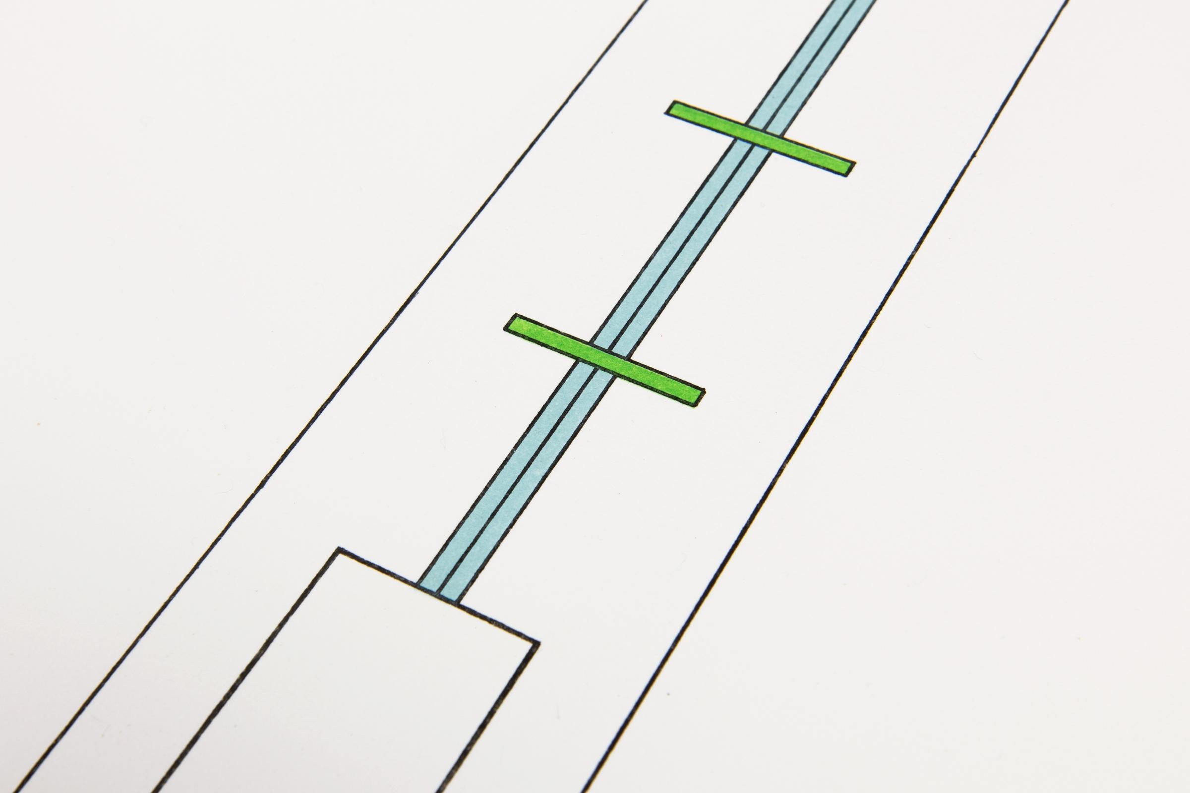 Dan Flavin, Untitled (Sheet 10 from Projects 1963-1995), Minimalism, Abstract 3